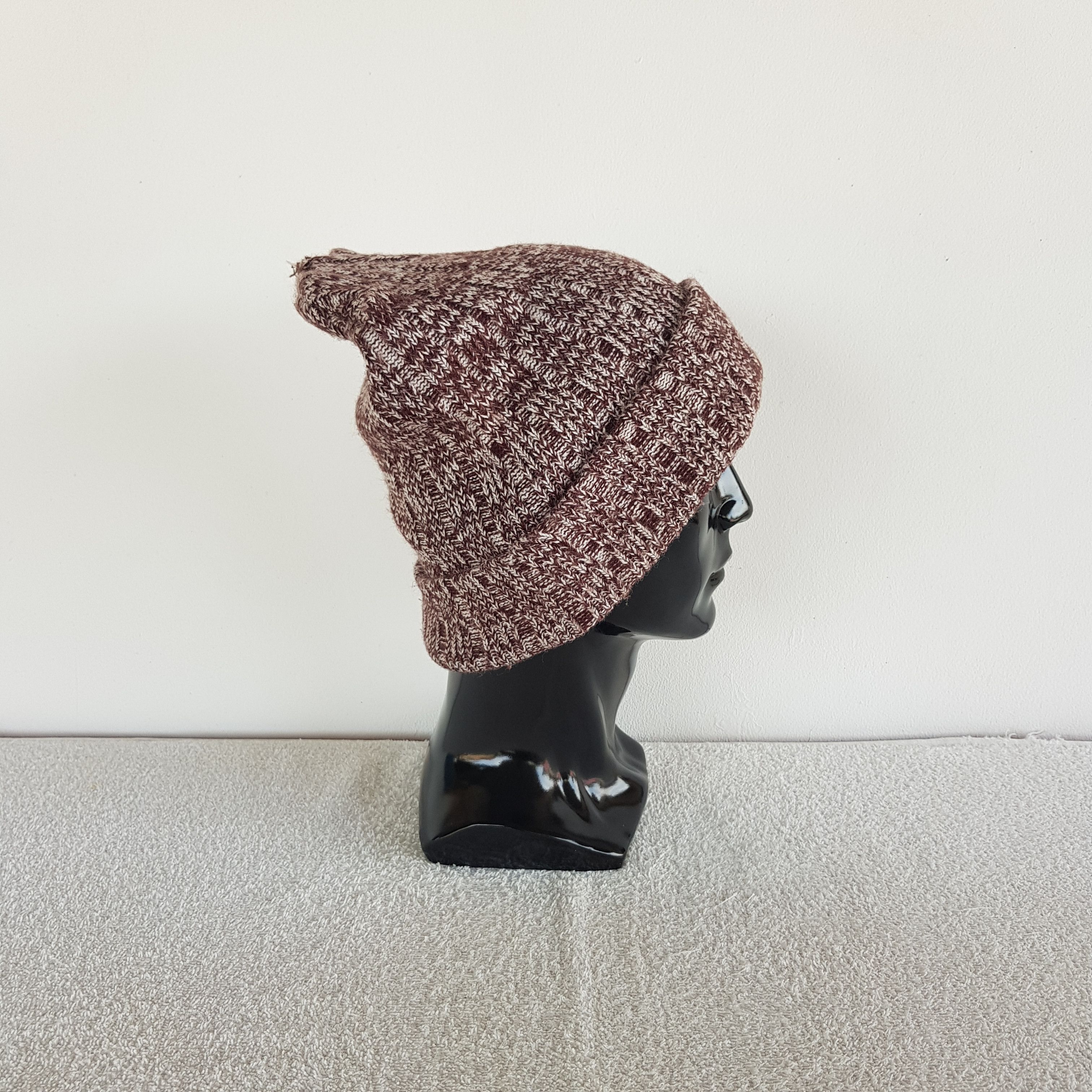 Japanese Brand Vintage Unknown Japanese Beanie Knit Crochet Snow Caps Hats Size ONE SIZE - 3 Thumbnail