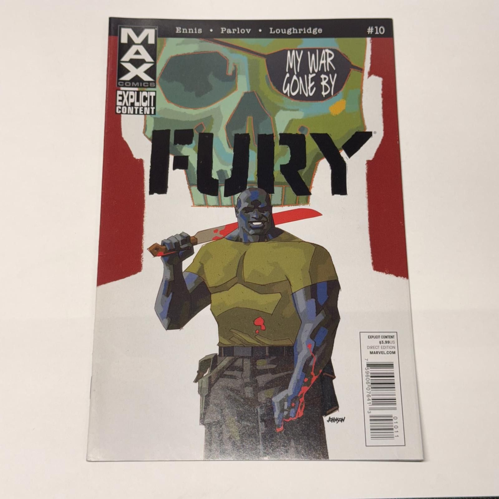 Franky Max MAX Comics FURY #10 My War Gone By - Explicit Size ONE SIZE - 1 Thumbnail