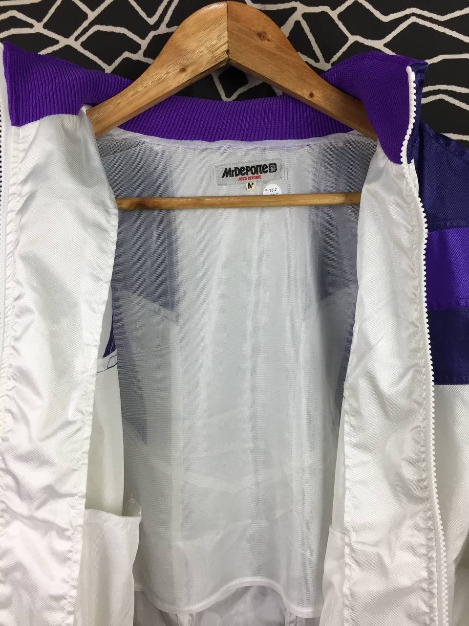 Asics Vtg 90s Asics MrDeporte Geometric Color Block Track Jacket Size US M / EU 48-50 / 2 - 4 Thumbnail