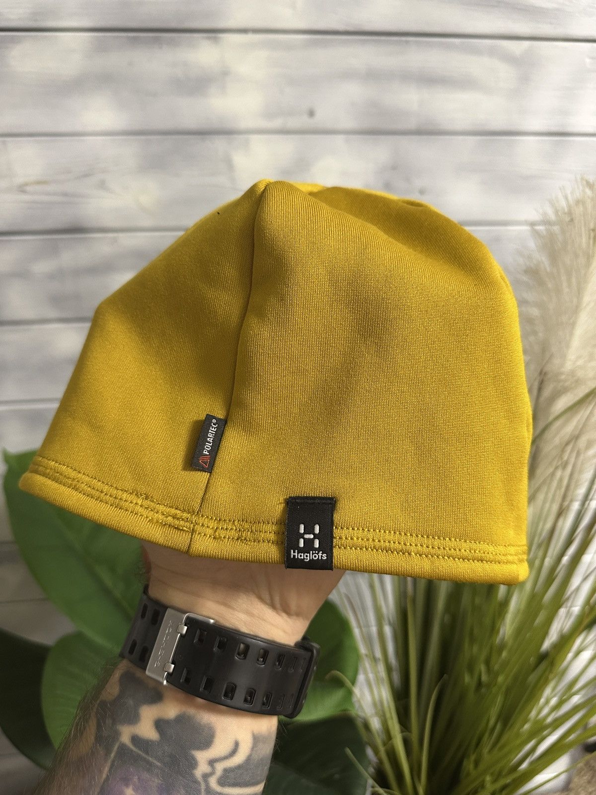 Haglofs Rare Hat Haglofs Yellow Outdoor Ski Style Size S/M 55-58cm. Size ONE SIZE - 2 Thumbnail
