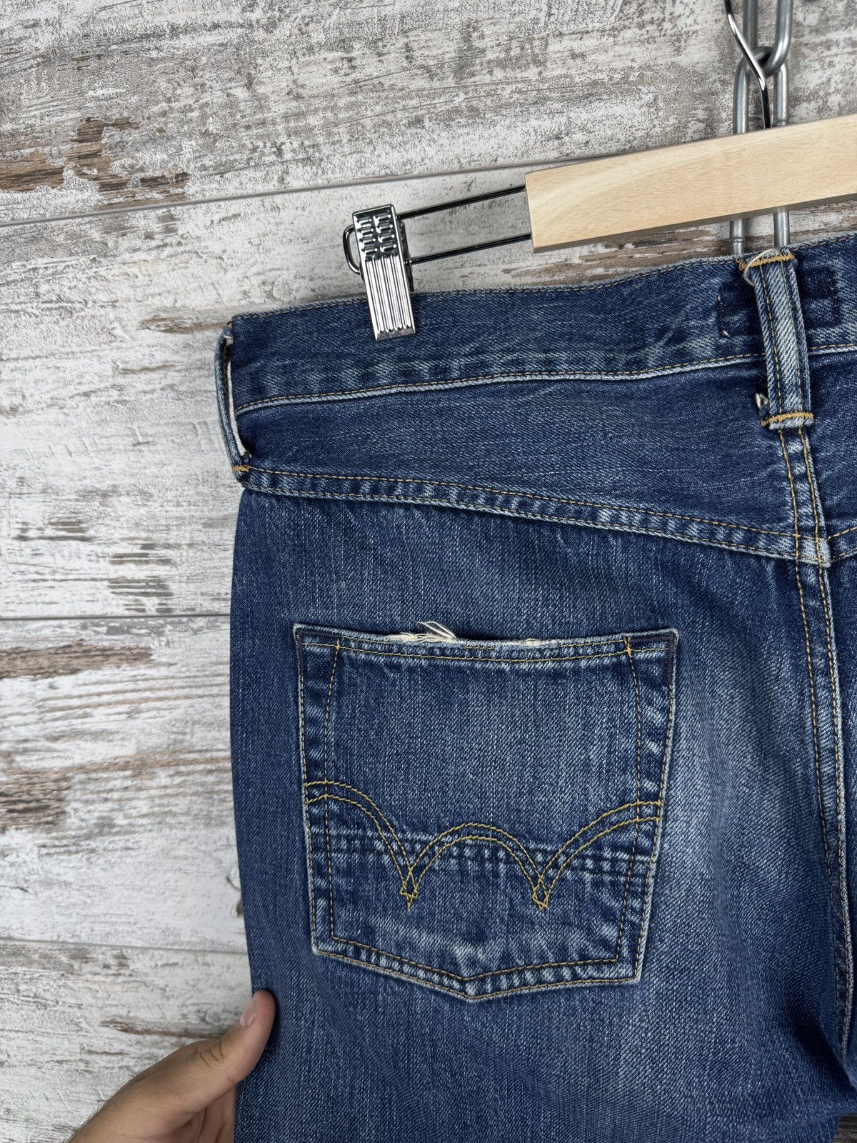 Edwin Mens Vintage Edwin Javanese denim jeans pants size 32/32 y2k Size US 32 / EU 48 - 12 Thumbnail