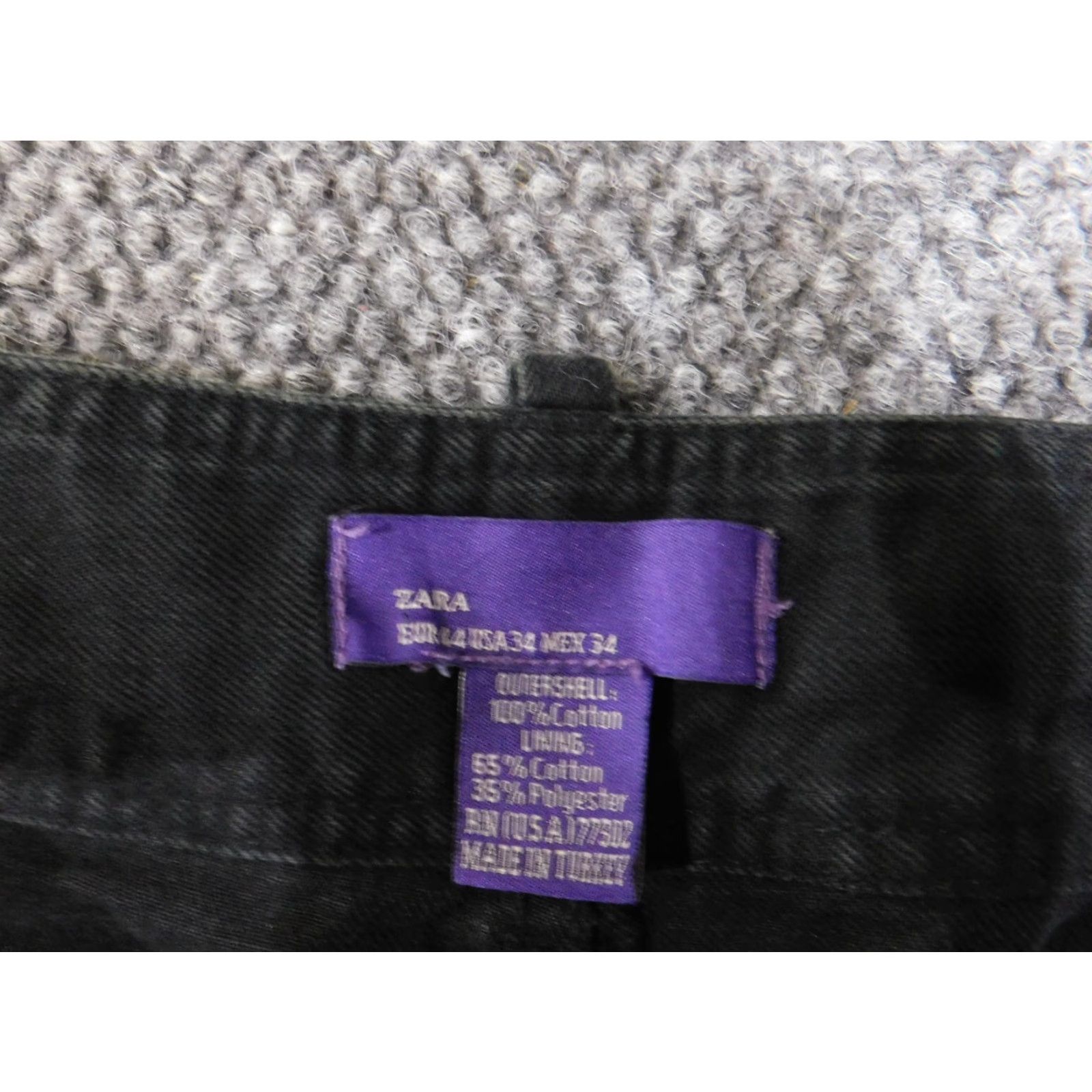 Zara Zara Jeans 34x33 Denim Straight Slim City Classic Blue 34 Men Regular Inseam 33 Zipper Pockets Distressed Vintage No N/A Size US 34 / EU 50 - 4 Thumbnail