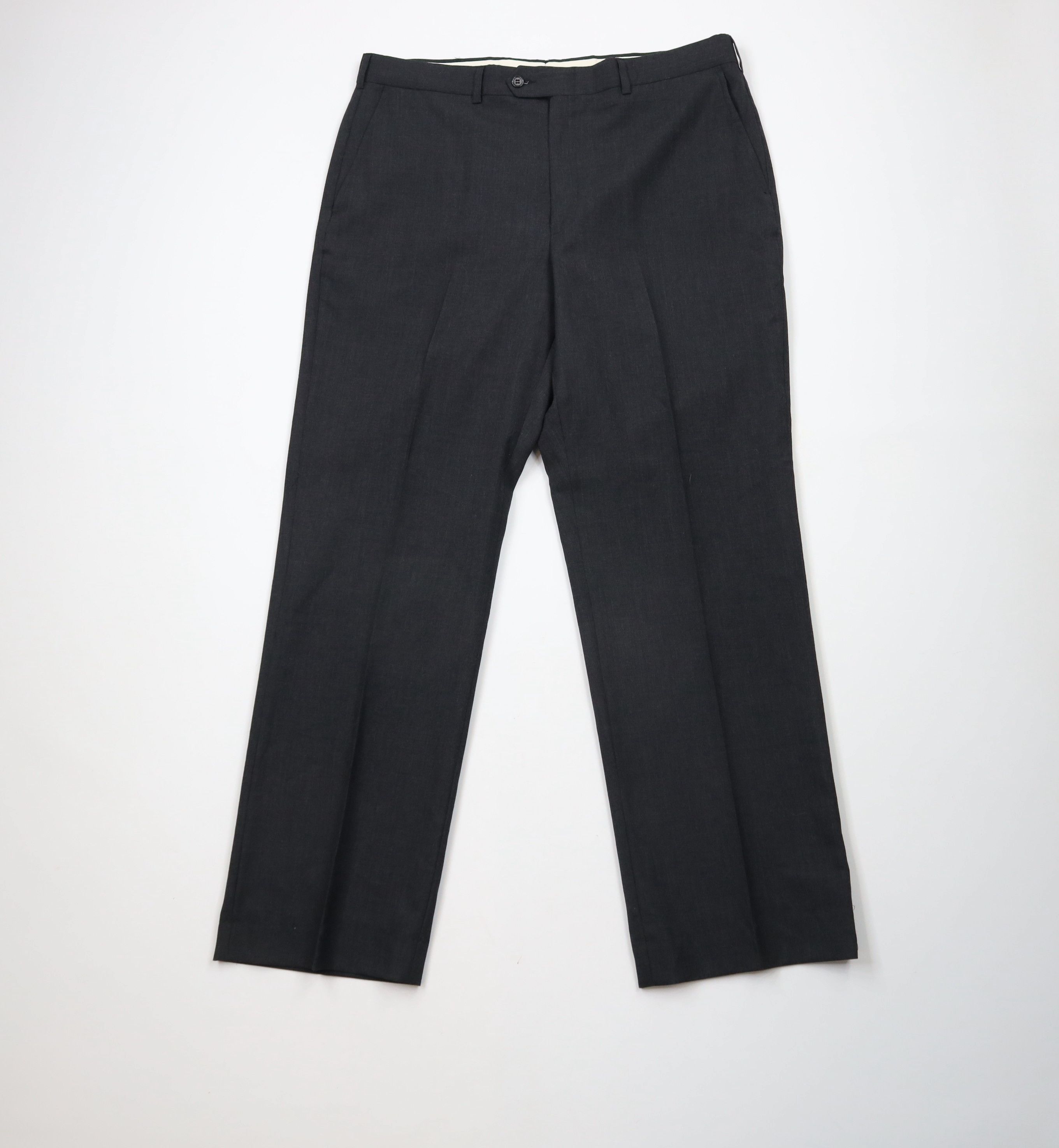 Vintage Vintage 90s Streetwear Wide Leg Chino Pants Charcoal Gray Size US 38 / EU 54 - 1 Thumbnail