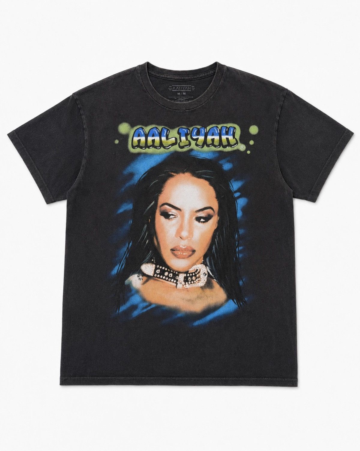 Band Tees Aaliyah Graphic Baby Tee (Modern Reprint / Cropped Fit) Size US M / EU 48-50 / 2 - 1 Thumbnail