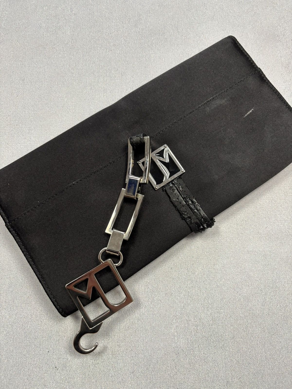 Designer Jill Milan Black Envelope Clutch Bag Made in Italy Size ONE SIZE - 5 Thumbnail