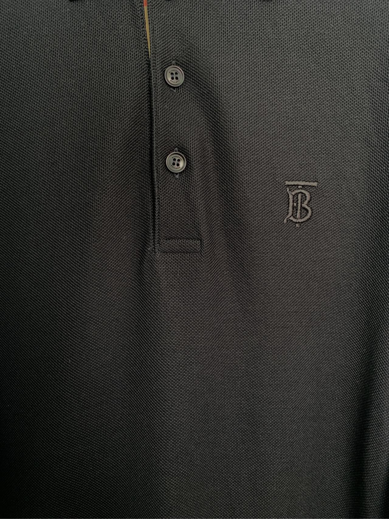 Burberry Burberry Bbr Black Cotton Long Sleeve Shirt Size US M / EU 48-50 / 2 - 6 Thumbnail