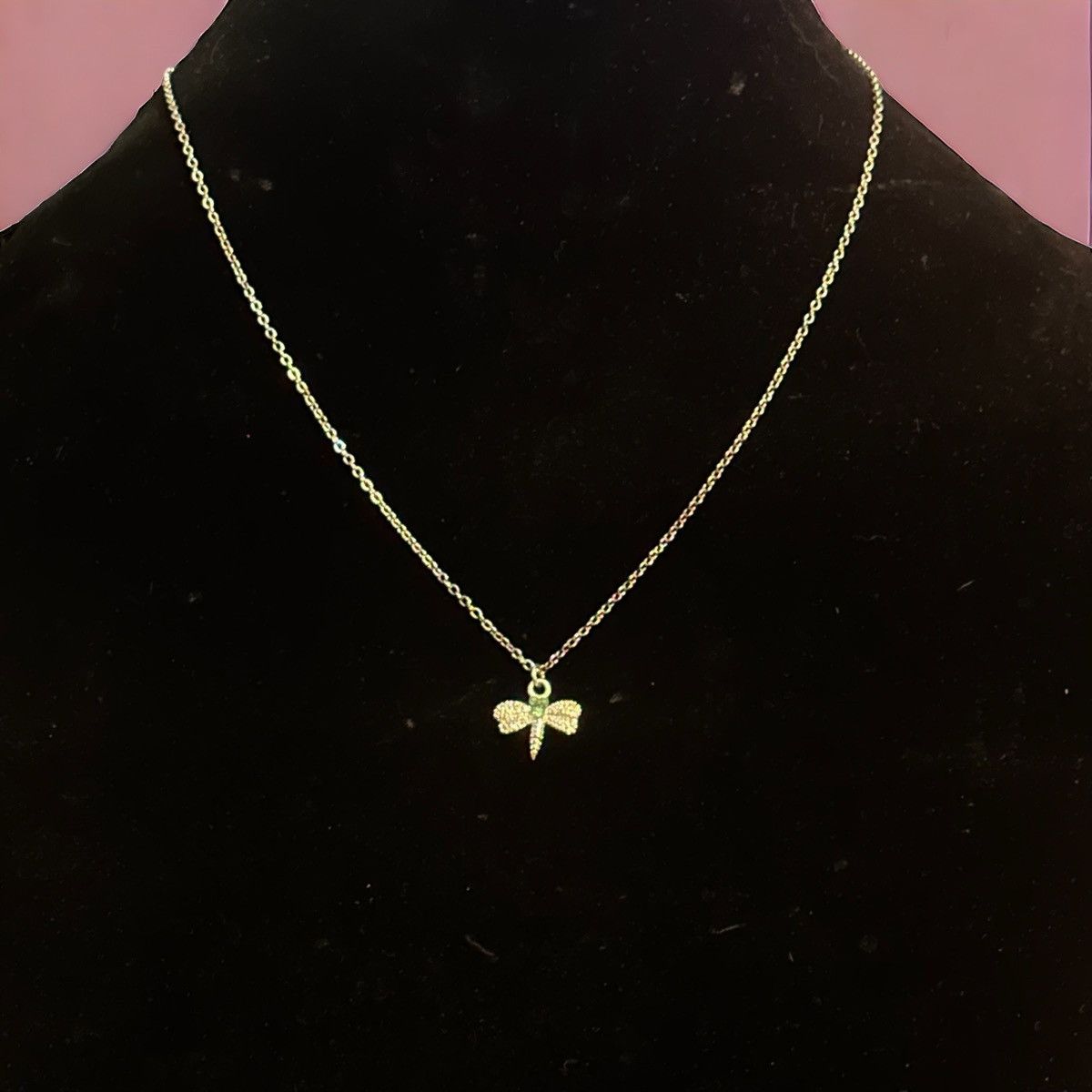 Vintage Vintage dragonfly pendant necklace Size ONE SIZE - 1 Thumbnail