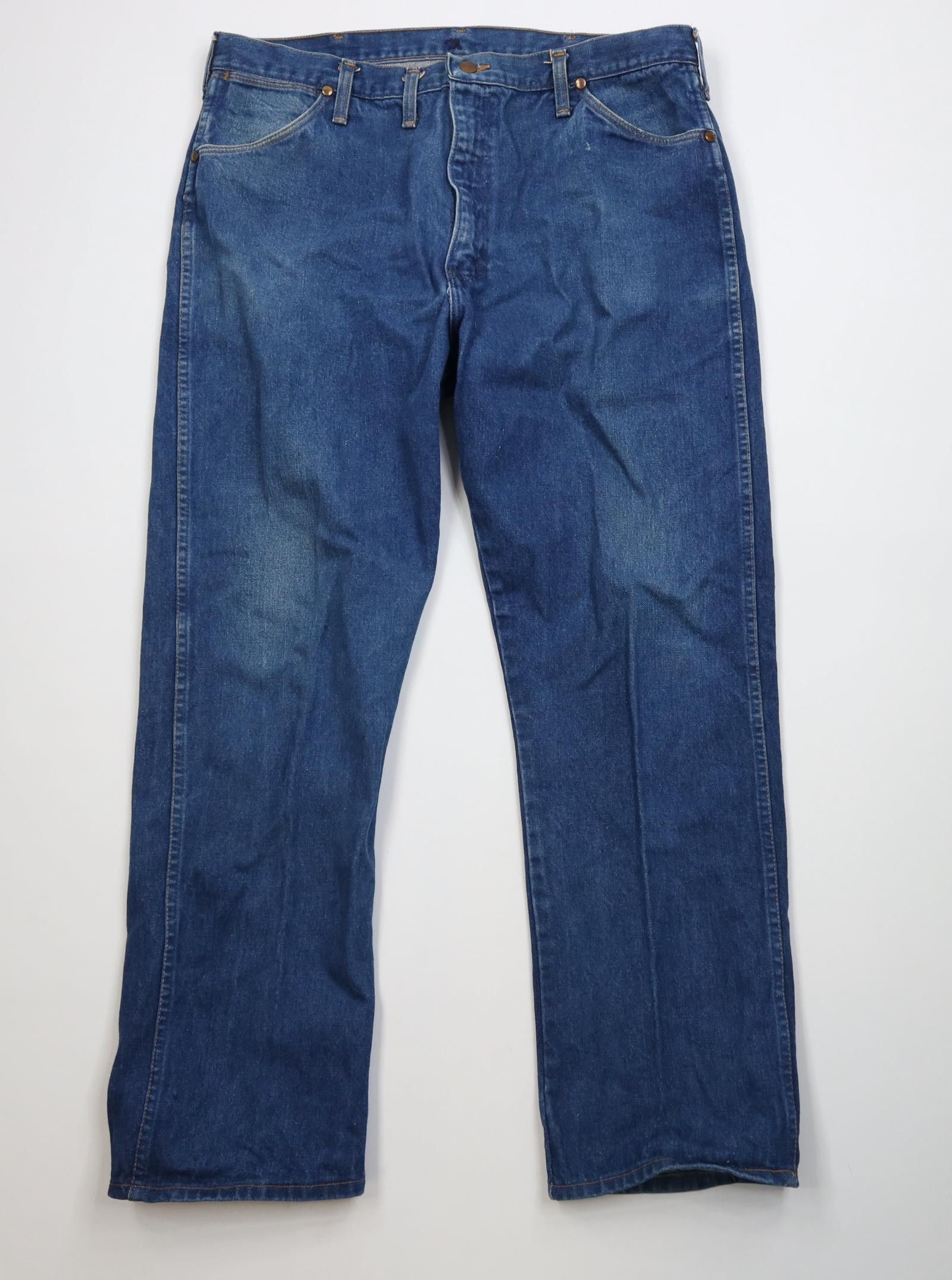 Wrangler Vintage 70s 80s Wrangler Flared Bootcut Denim Jeans USA Size US 38 / EU 54 - 1 Thumbnail