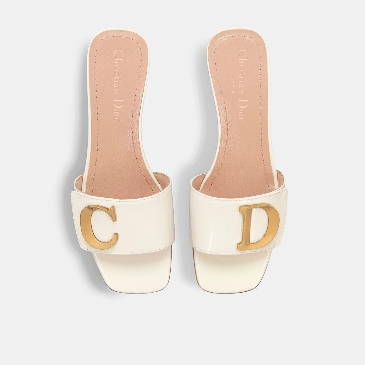 Dior o1bcso1str0225 Heeled Slide in White Size US 10 / IT 40 - 4 Thumbnail