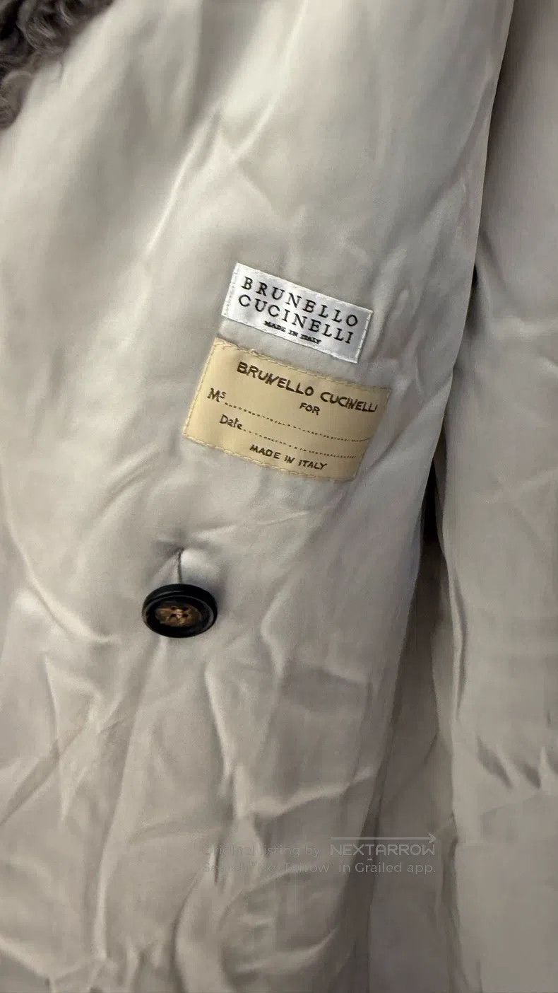 Brunello Cucinelli Brunello Cucinelli Mohair Wool Coat Size XS / US 0-2 / IT 36-38 - 5 Thumbnail