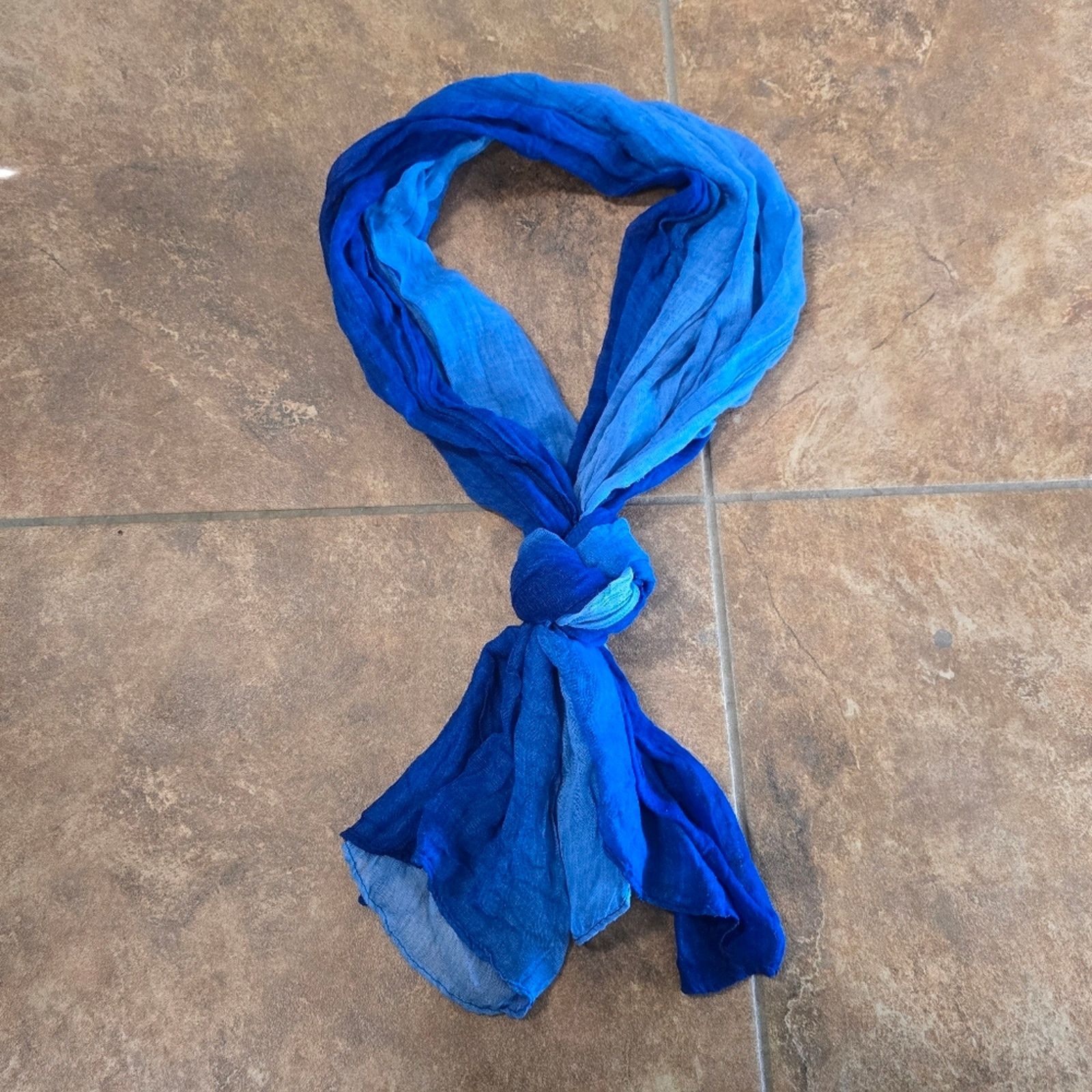 Other Blue Ombre | ACCESSORIES | Scarf Size ONE SIZE - 2 Thumbnail