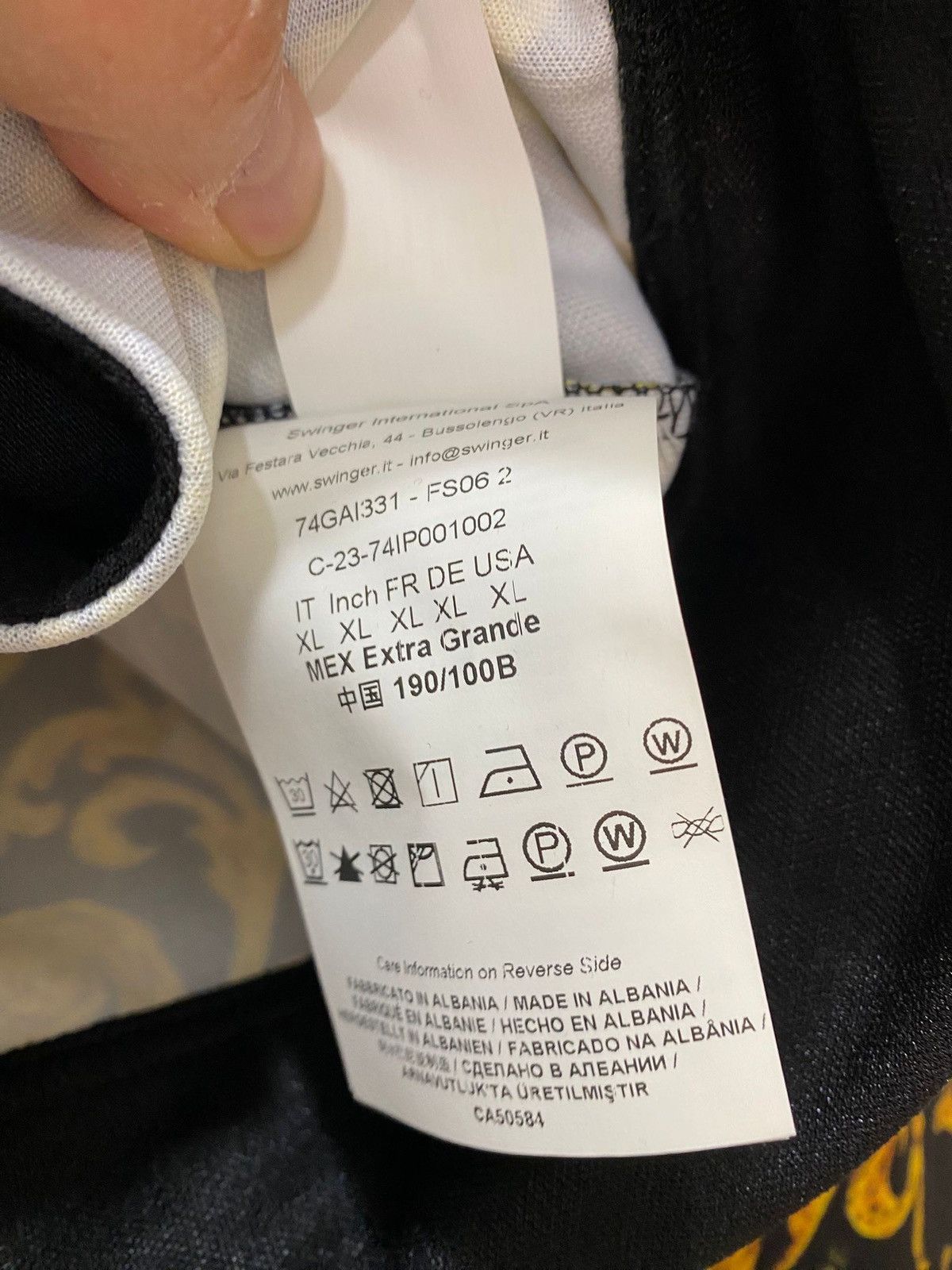Versace Jeans Couture Versace Jeans Culture Tricetato Print Sketch Cori XL, new Size US XL / EU 56 / 4 - 13 Thumbnail