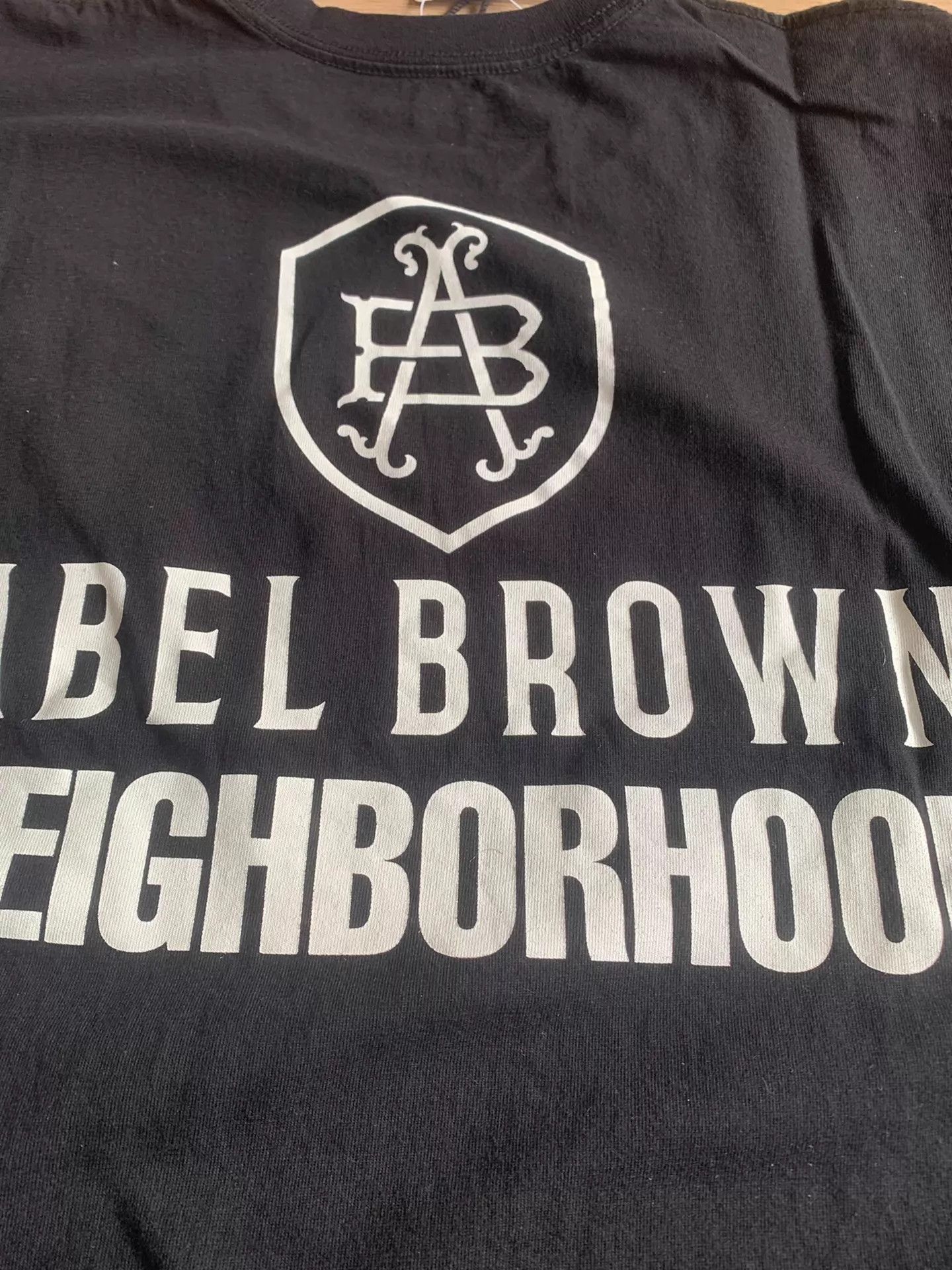 Neighborhood NEIGHBORHOOD × ABEL BROWN Crewneck LS Letter Tee XXL New Size US XXL / EU 58 / 5 - 3 Thumbnail
