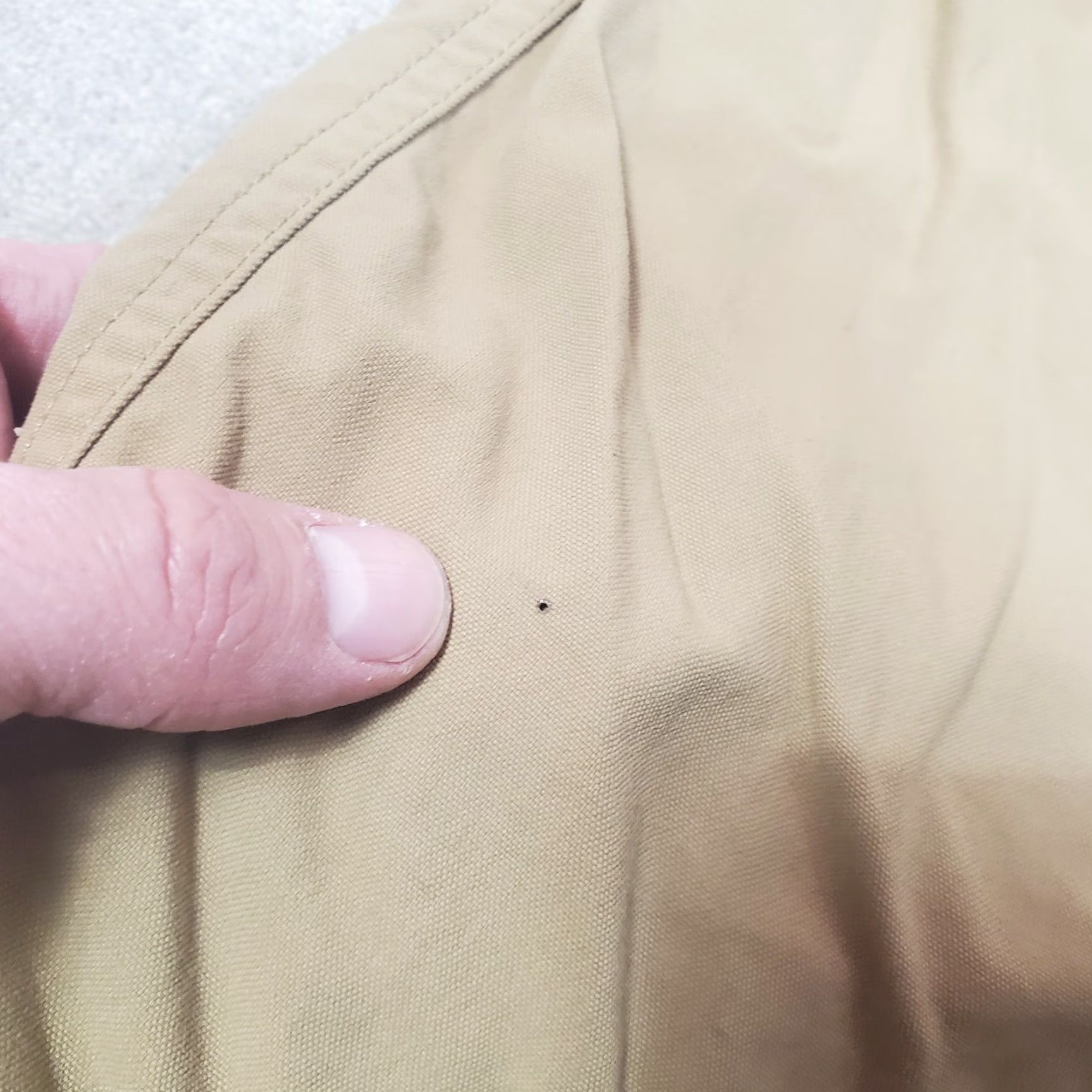 Vintage Duluth Pants Mens XL Beige Cargo Jeans Nylon 34 in Inseam Regular Straight Pockets Logo Front Flat Front Outdoor Casual Workwear Outdoors Size US 36 / EU 52 - 4 Thumbnail