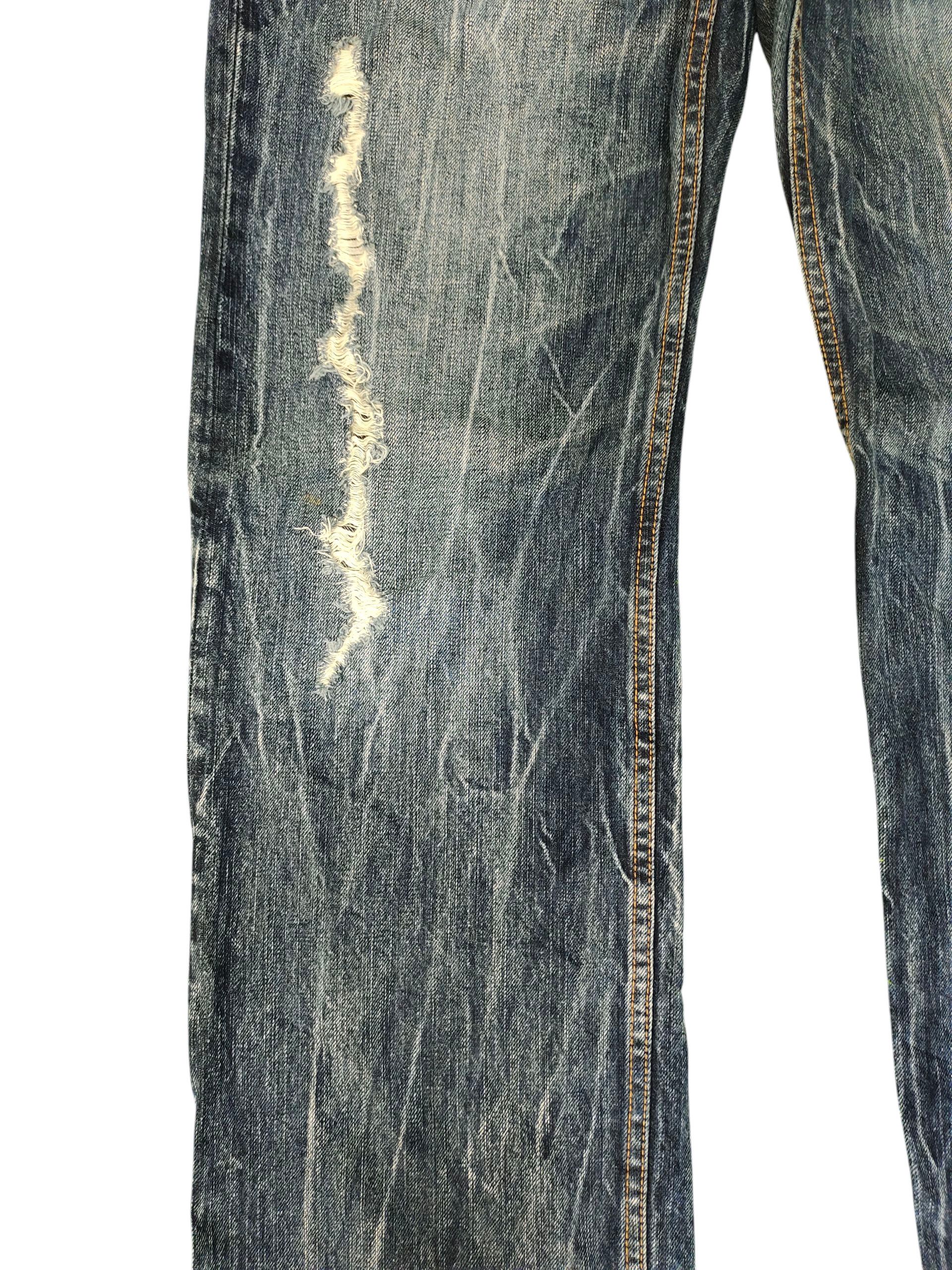 Kapital Vintage Japanese Brand Distress Denim Jeans Ppfm Undercover Size US 34 / EU 50 - 5 Thumbnail