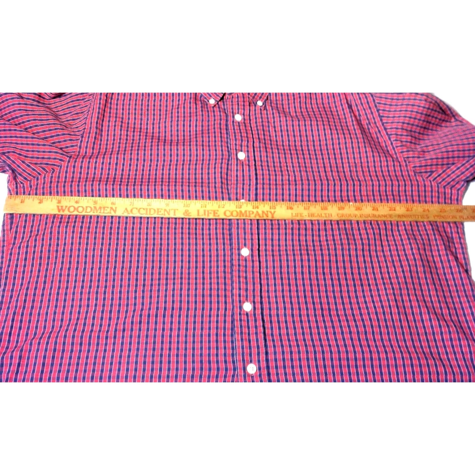 Brooks Brothers BROOKS BROTHERS 346 DRESS SHIRT Large Long Sleeve Button Down Plaid Multicolor Professional Mens Size US L / EU 52-54 / 3 - 7 Thumbnail
