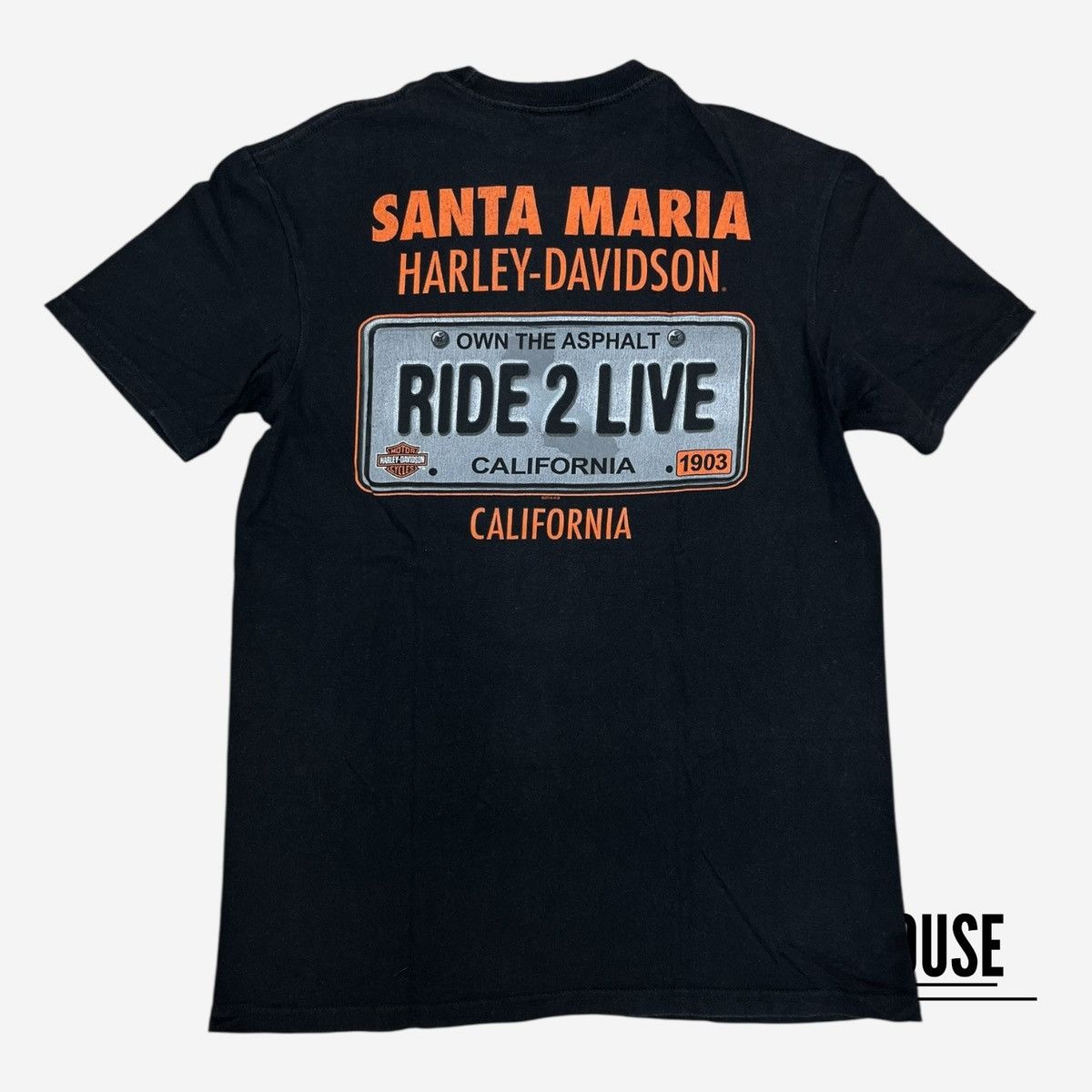 Harley Davidson Harley Davidson Santa Maria Tee in Black Size US L / EU 52-54 / 3 - 4 Thumbnail