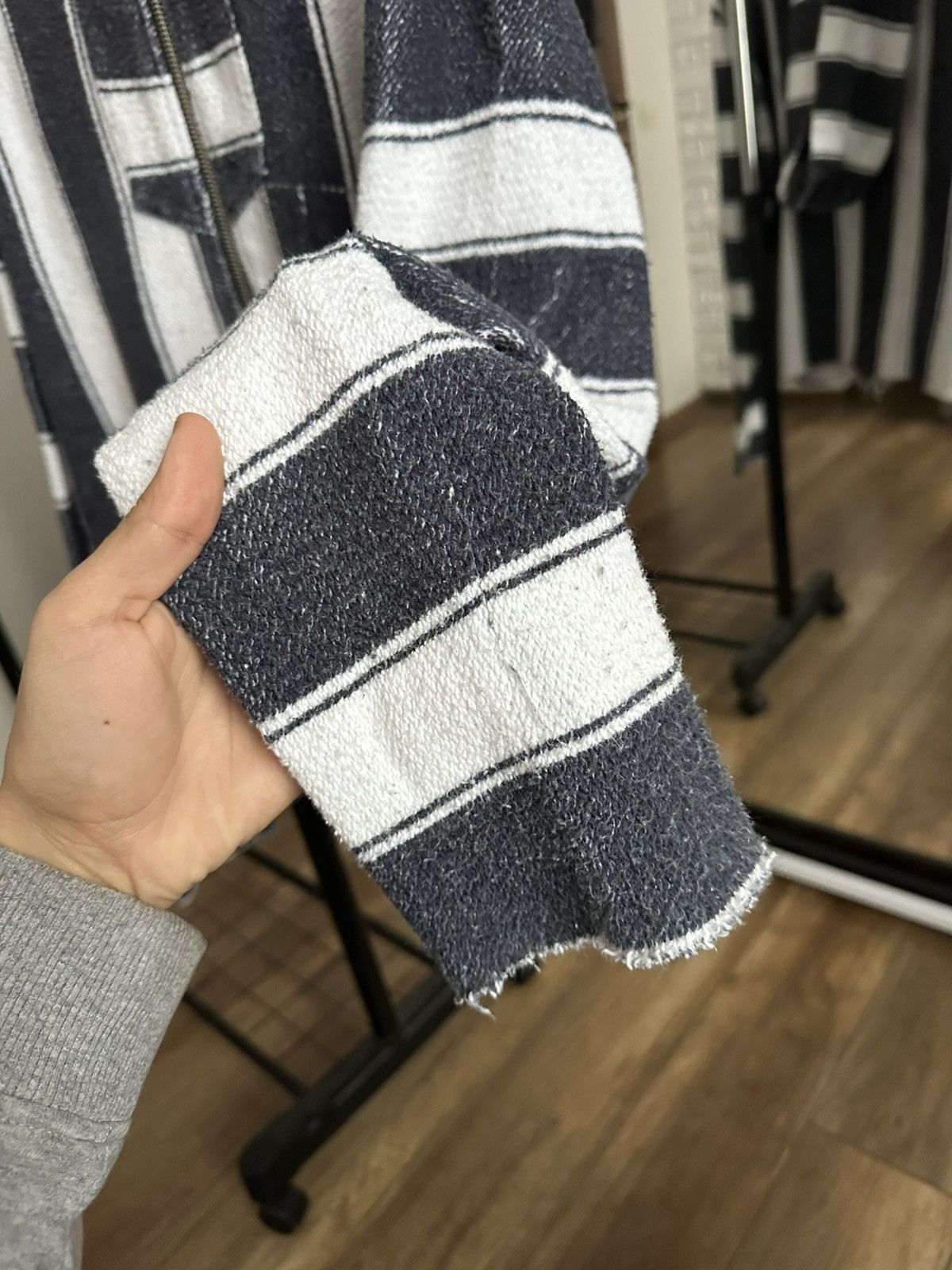 Amiri Amiri Baja Zip Hoodie Striped Size US L / EU 52-54 / 3 - 22 Thumbnail