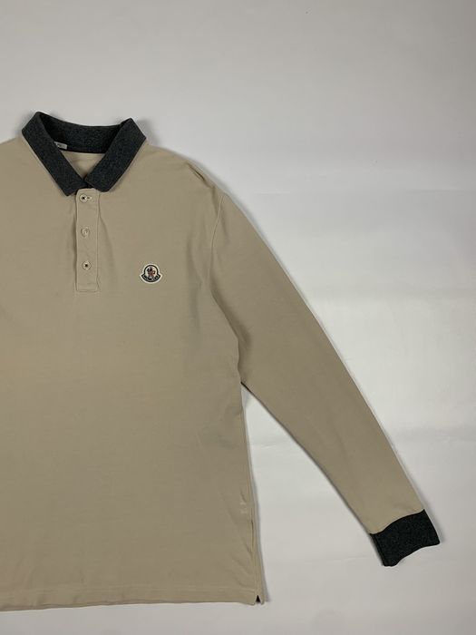 Maglia polo sale manica lunga moncler