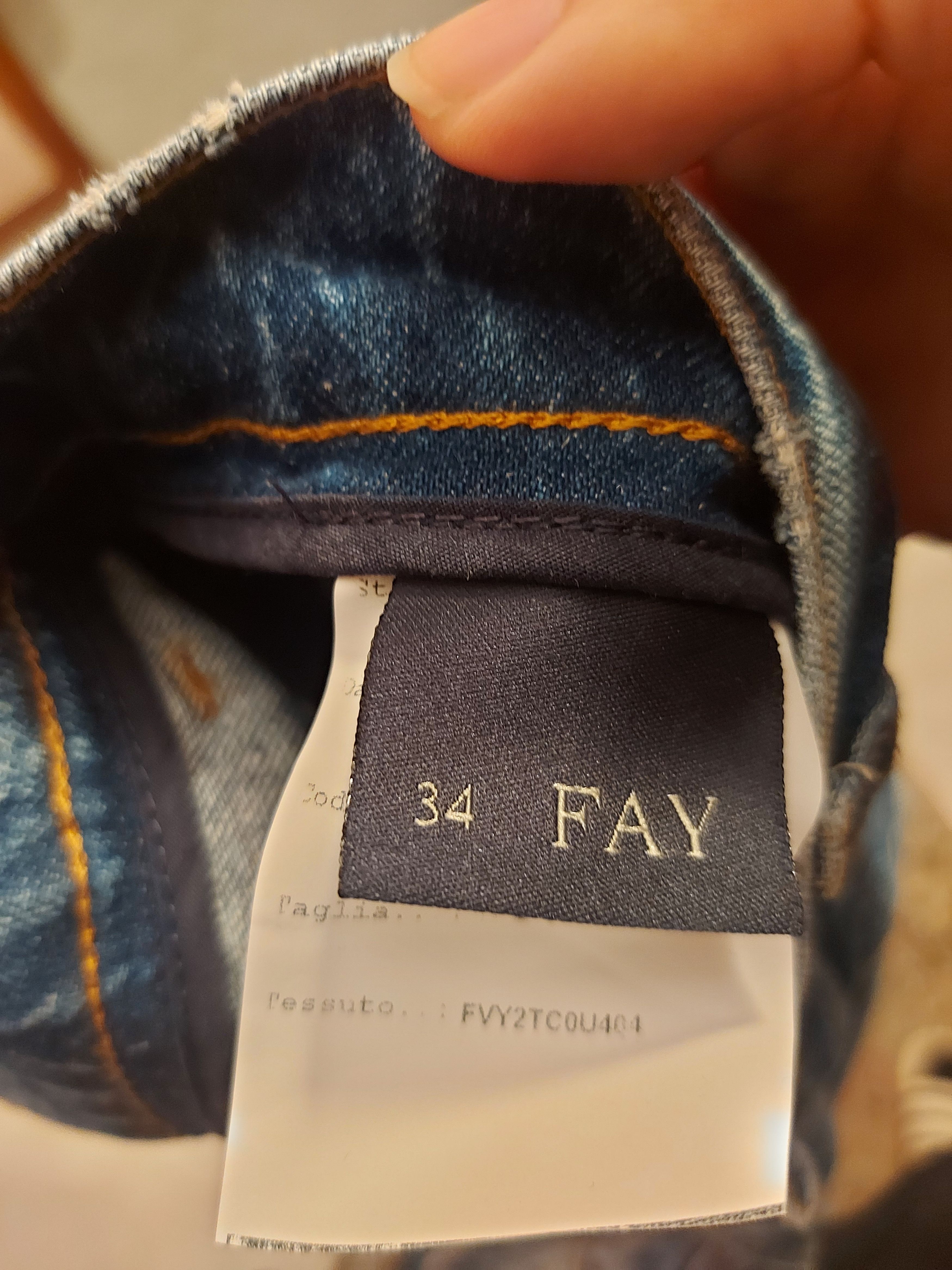 Fay JEANS FAY COLLECTION Size US 34 / EU 50 - 3 Thumbnail