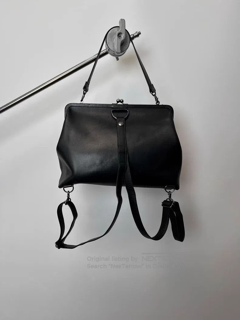 Jean Paul Gaultier Jean Paul Gaultier Calf Leather Backpack Size ONE SIZE - 4 Thumbnail