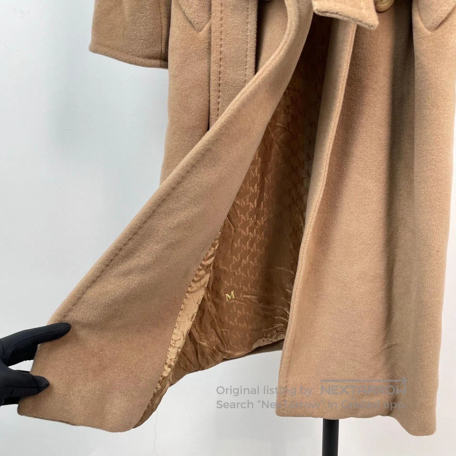 Max Mara MaxMara 101801 Camel Robe Coat. Size XXS / US 00 / IT 34 - 4 Thumbnail