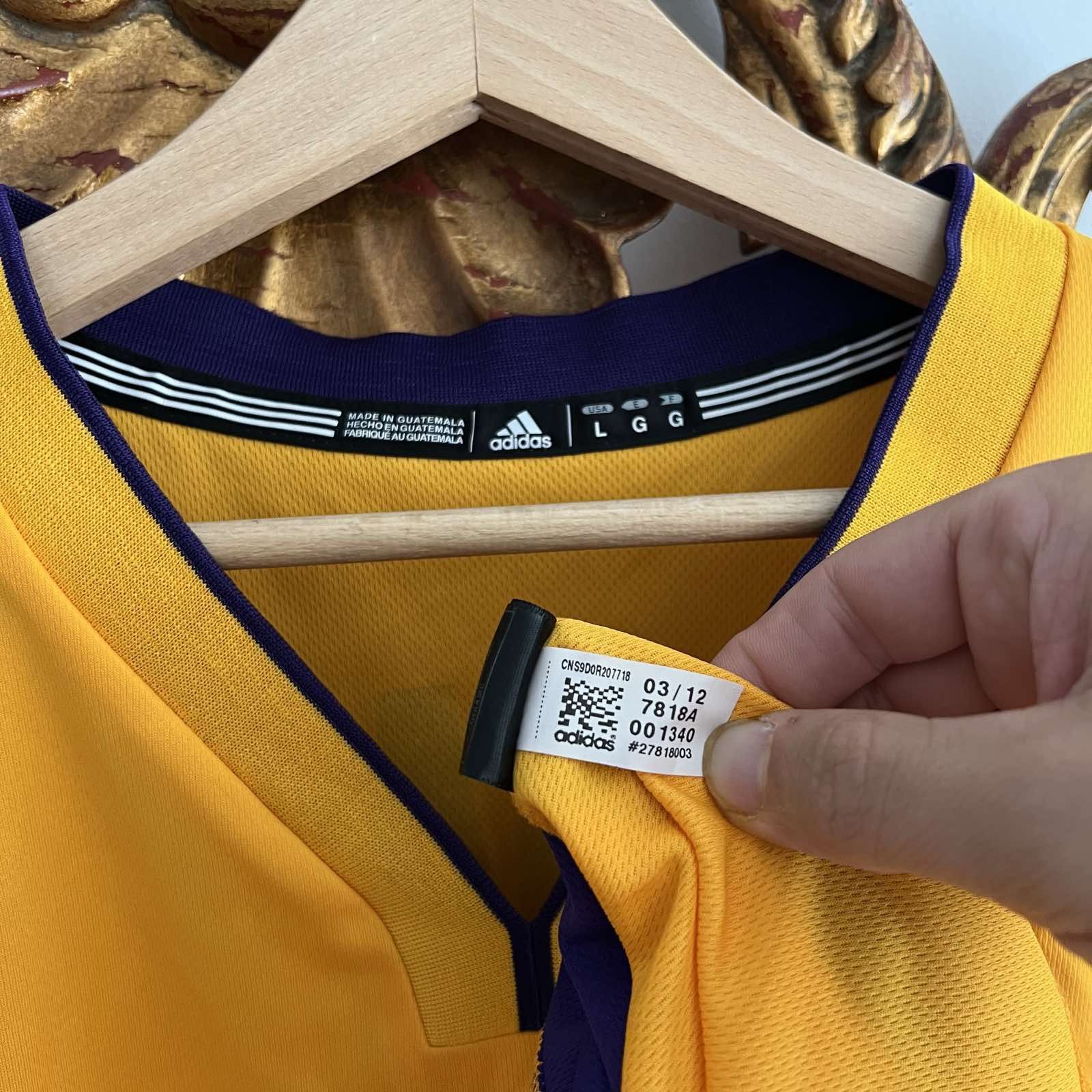 Adidas × NBA × Vintage Adidas Dwight Howard Los Angeles Lakers Jersey NBA Shirt Size US L / EU 52-54 / 3 - 5 Thumbnail