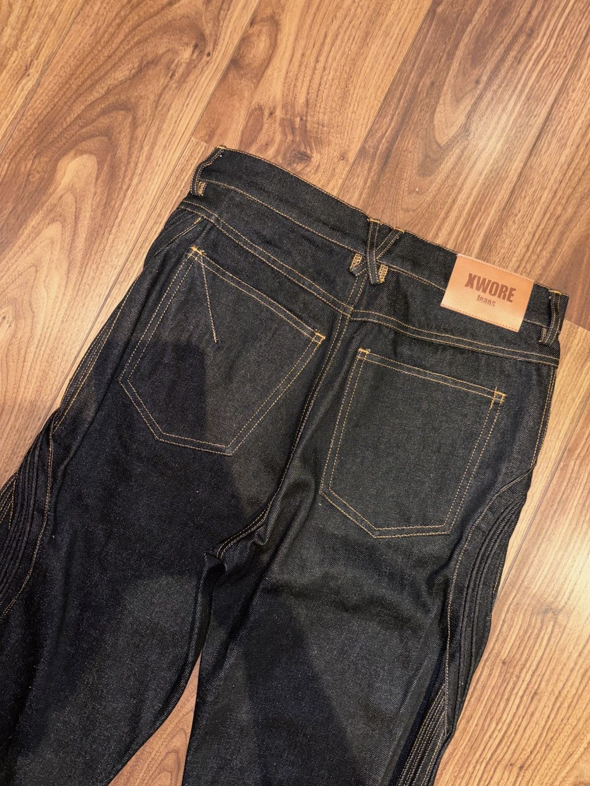 Other Xwore Raw Denim Jeans Waved Denim Size US 30 / EU 46 - 6 Thumbnail