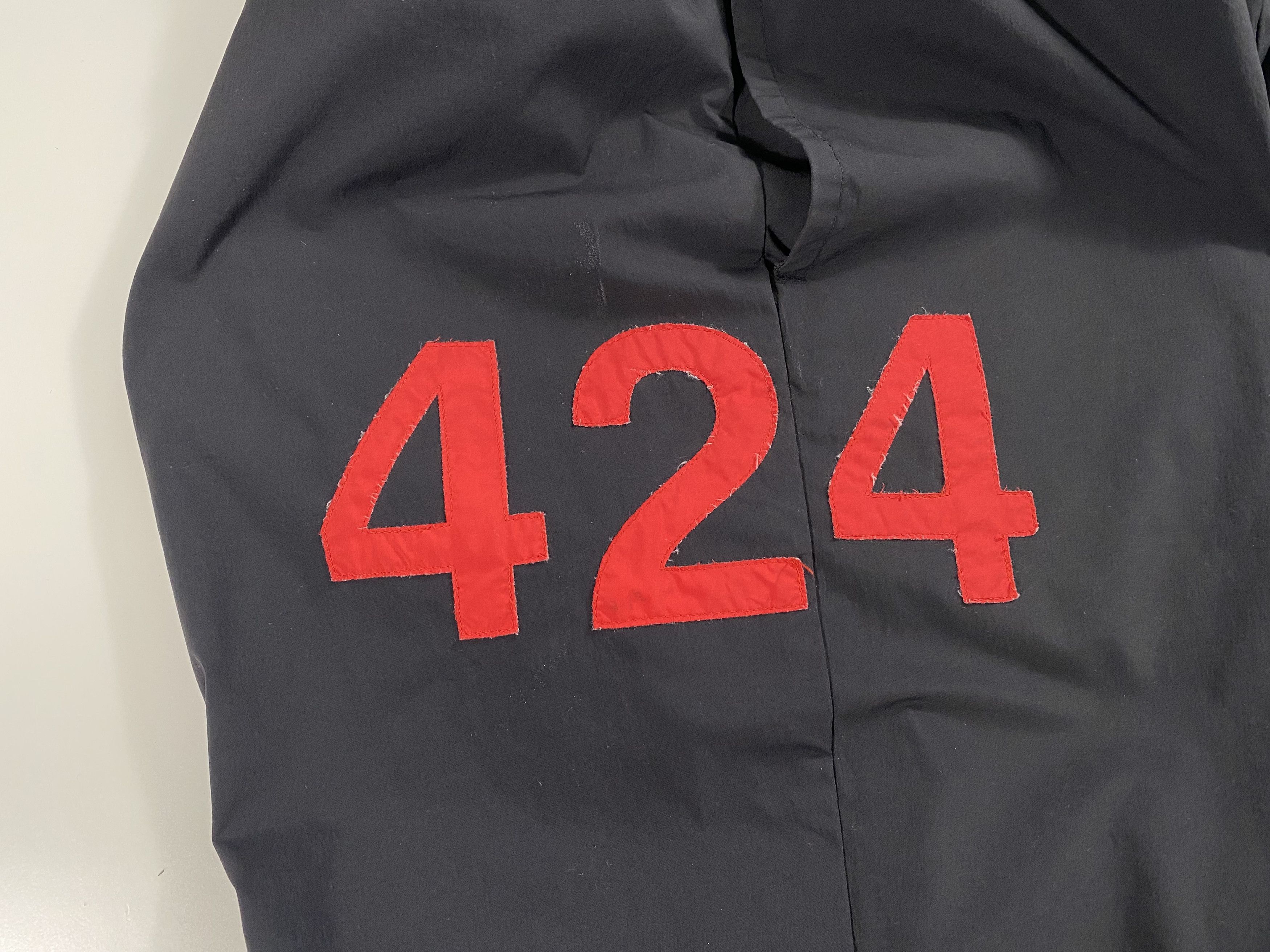 424 × Adidas adidas originals x 424 Asymmetric 3-Stripe Track Pants Black Size US 32 / EU 48 - 8 Thumbnail