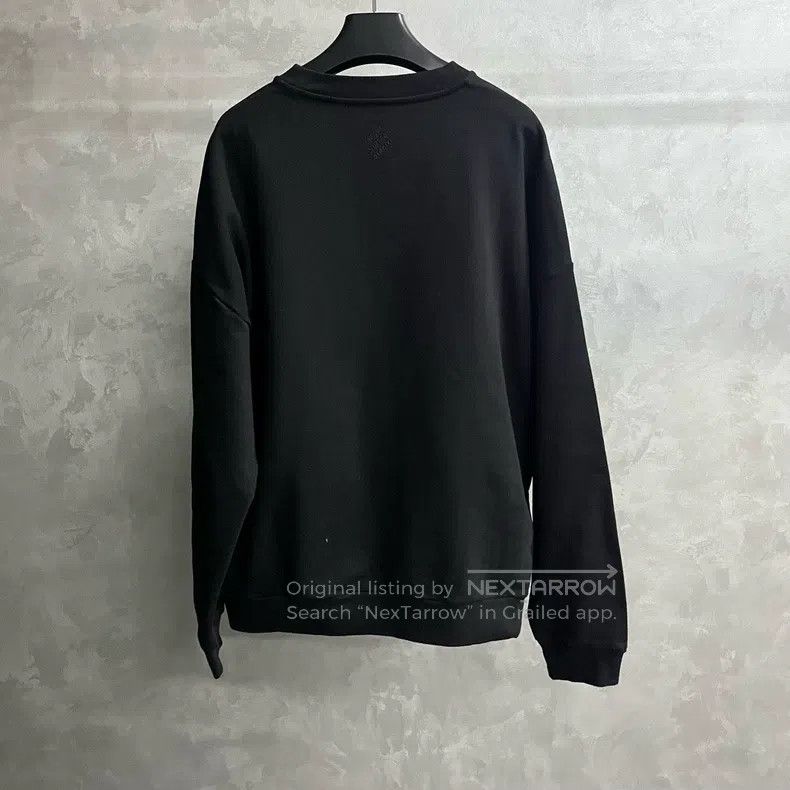 Louis Vuitton Louis Vuitton 24 Black monogrammed crewneck long sleeve sw Size US XXL / EU 58 / 5 - 5 Thumbnail