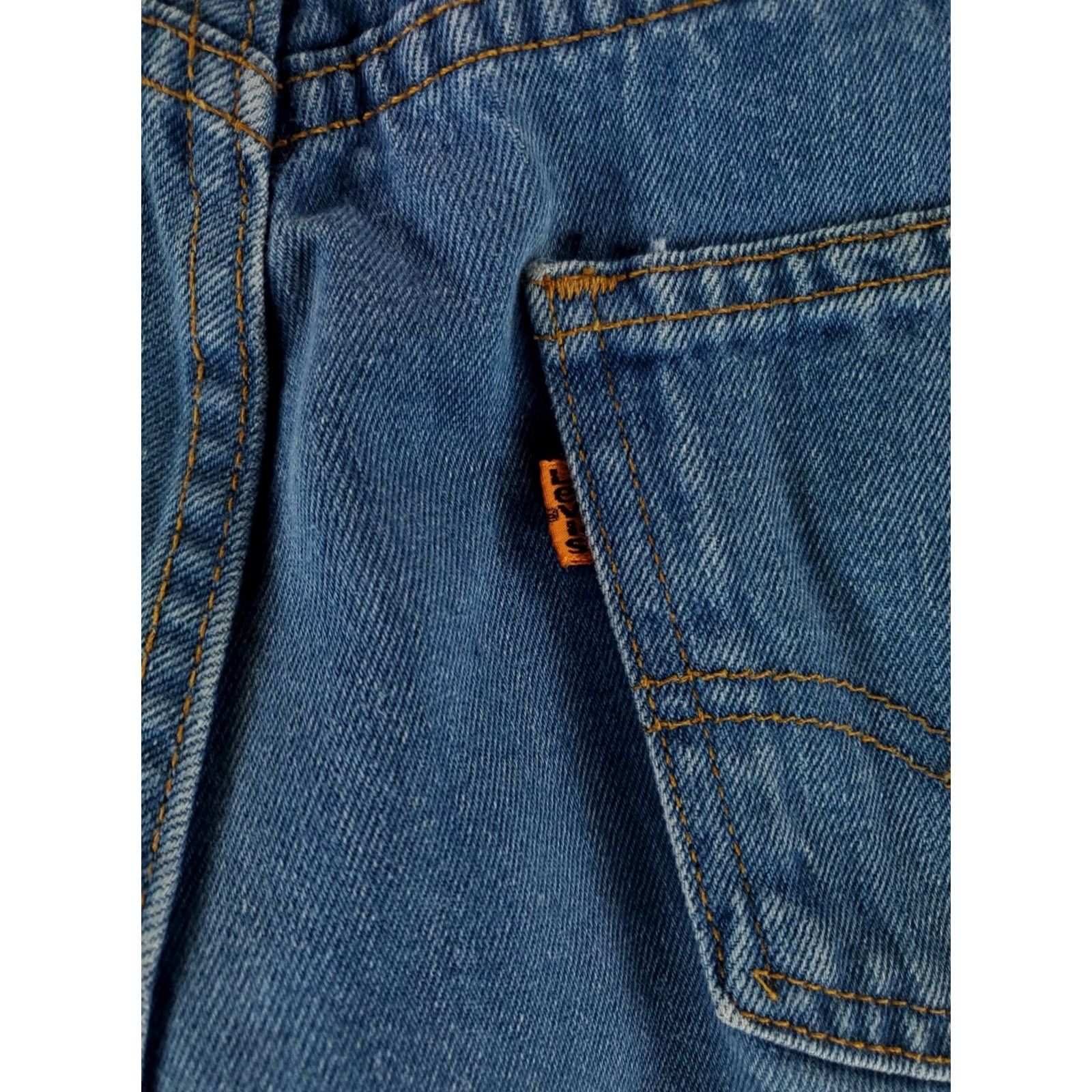 Levi's VINTAGE Levi's Jeans Blue Talon 70s VTG Orange Tab 42 Womens Size 14 High Waisted 30x33 Straight Size 36" / US 14 / IT 50 - 3 Thumbnail