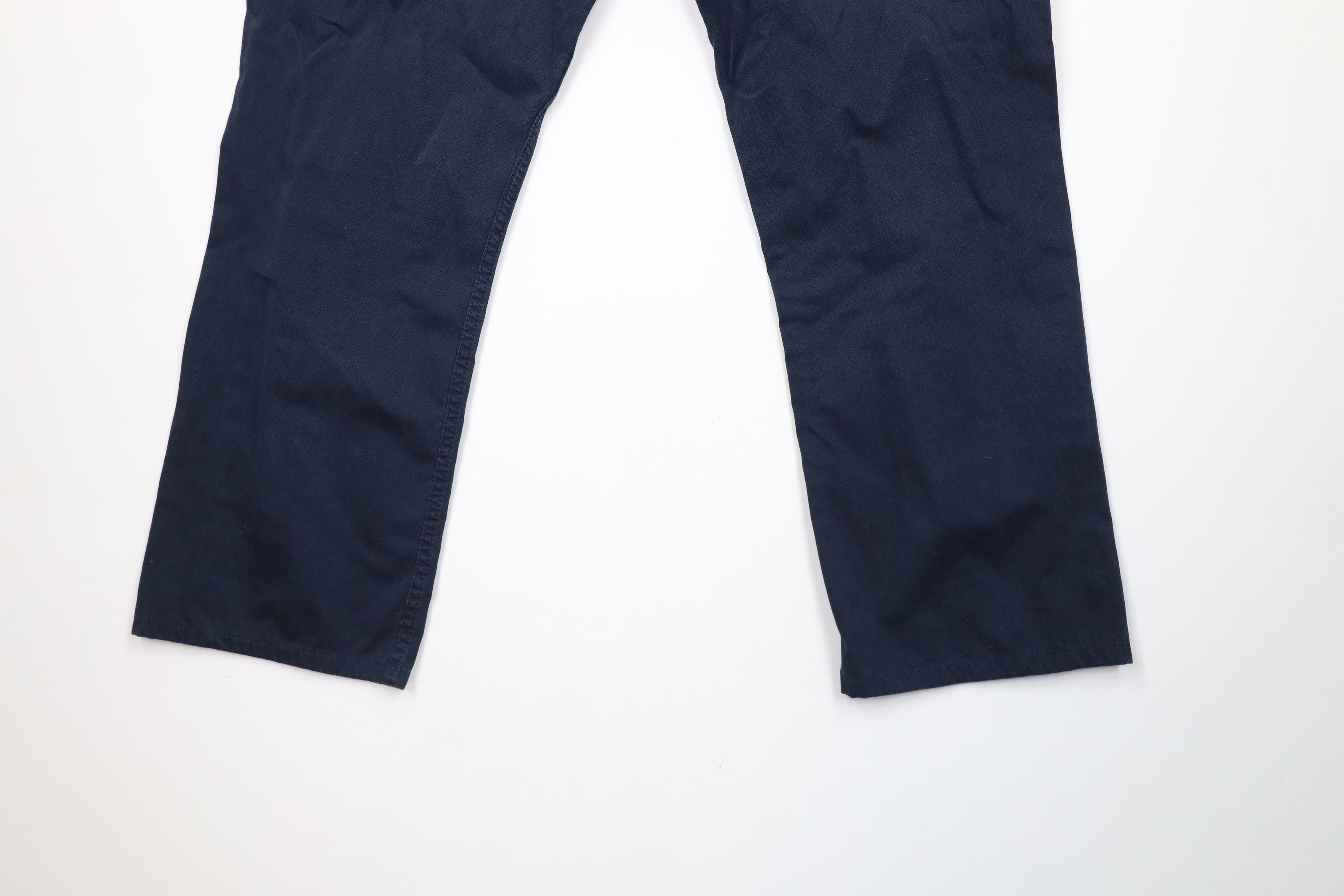 Ralph Lauren × Vintage Vintage Ralph Lauren Spell Out 650 Straight Leg Pants Blue Size US 33 - 13 Thumbnail