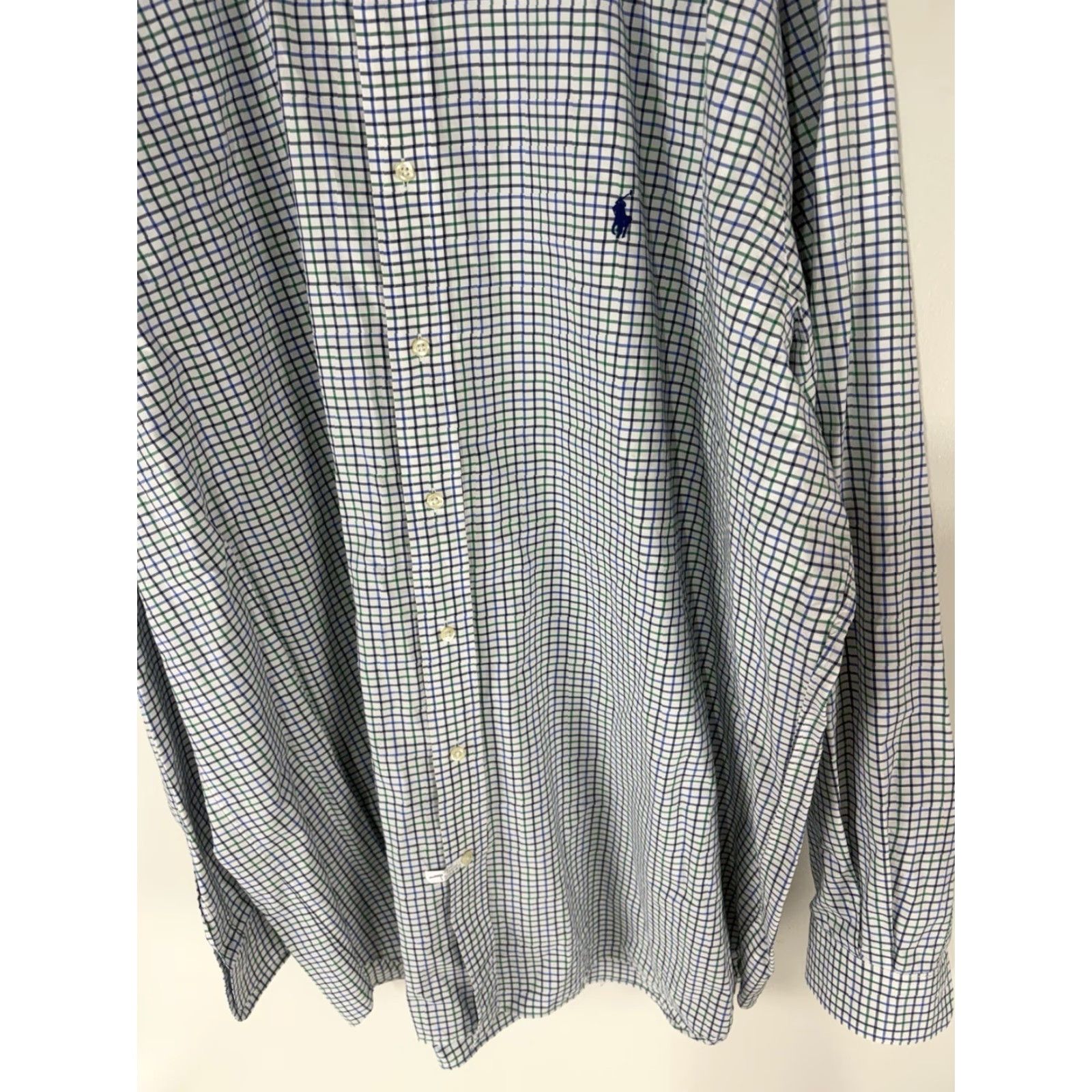 Ralph Lauren Ralph Lauren Dress Shirt Men’s 3XLT Button-Down Plaid 100% Cotton Multicolor Long Sleeve Size 48R - 3 Thumbnail