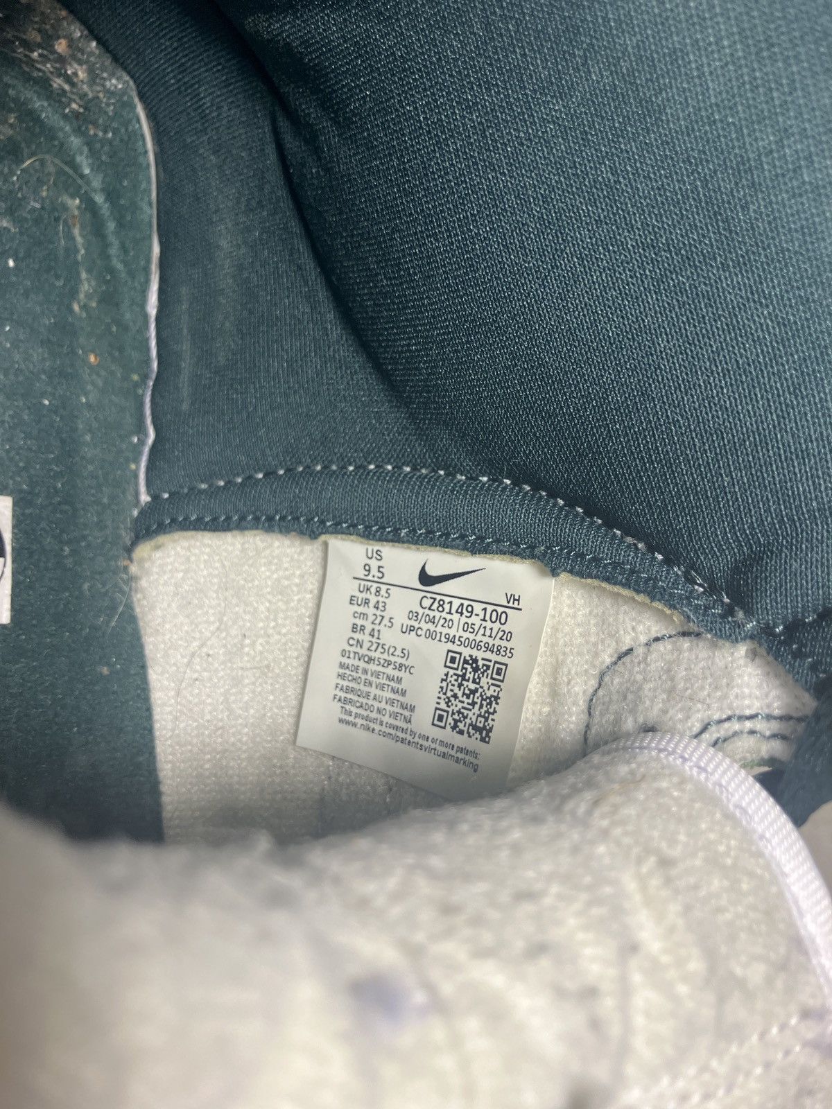 Nike SB “Spartan” Nike Dunk High SP Size US 9.5 / EU 42-43 - 8 Thumbnail