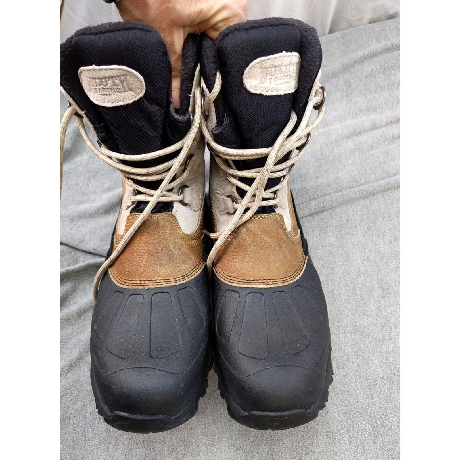 Duluth Trading Company Duluth Trading Boots Womens 11 42 Brown Leather Mid Calf Vibram Winter Snow Size US 11 / IT 41 - 3 Thumbnail