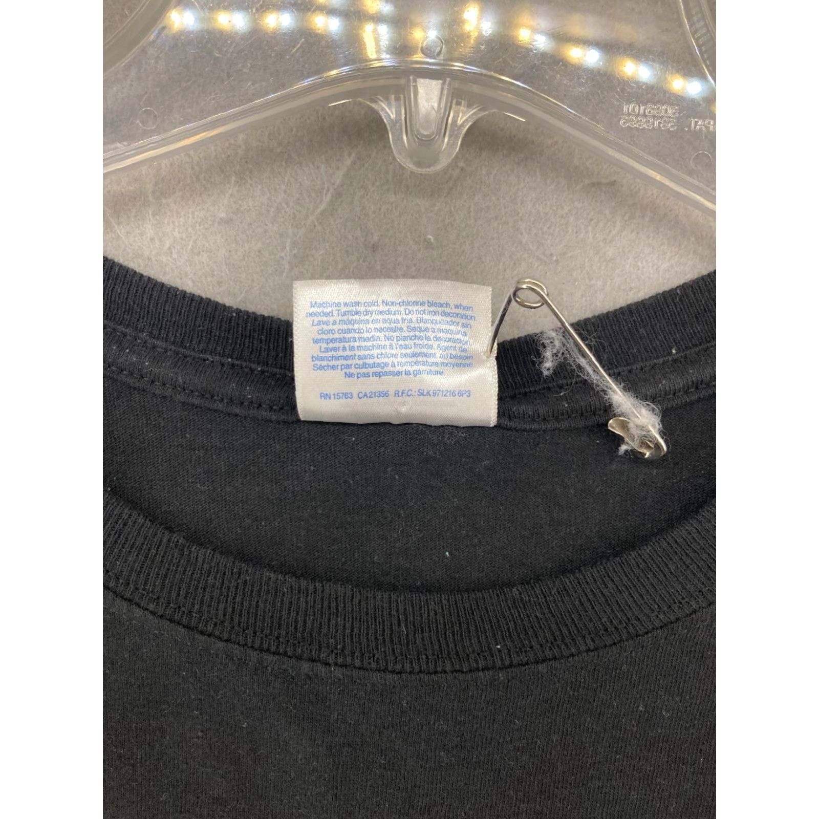 Hanes Hanes Heavyweight Shirt Mens Adult Medium Black Snap On Tools Flames Wrench Graphic Print Size US M / EU 48-50 / 2 - 7 Thumbnail