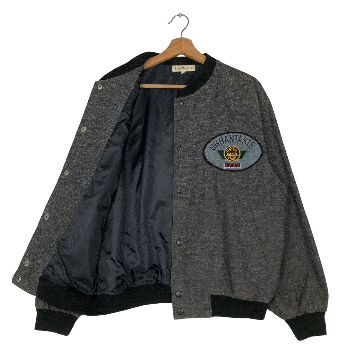 Japanese Brand 🔥VINTAGE WOOL BOMBER JACKET URBAN TASTE JAPAN ISSEY MIYAKE Size US L / EU 52-54 / 3 - 11 Thumbnail