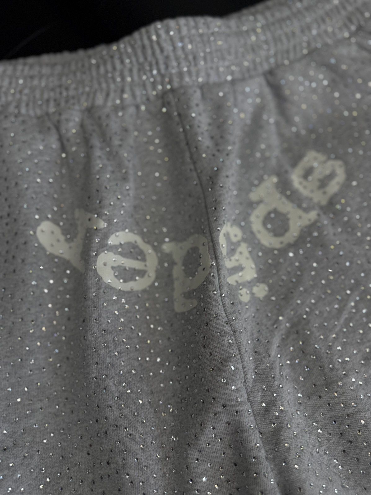 Sp5der Sp5der VVS Rhinestone Cotton Shorts Size (XXL) NEW Size US 38 / EU 54 - 3 Thumbnail