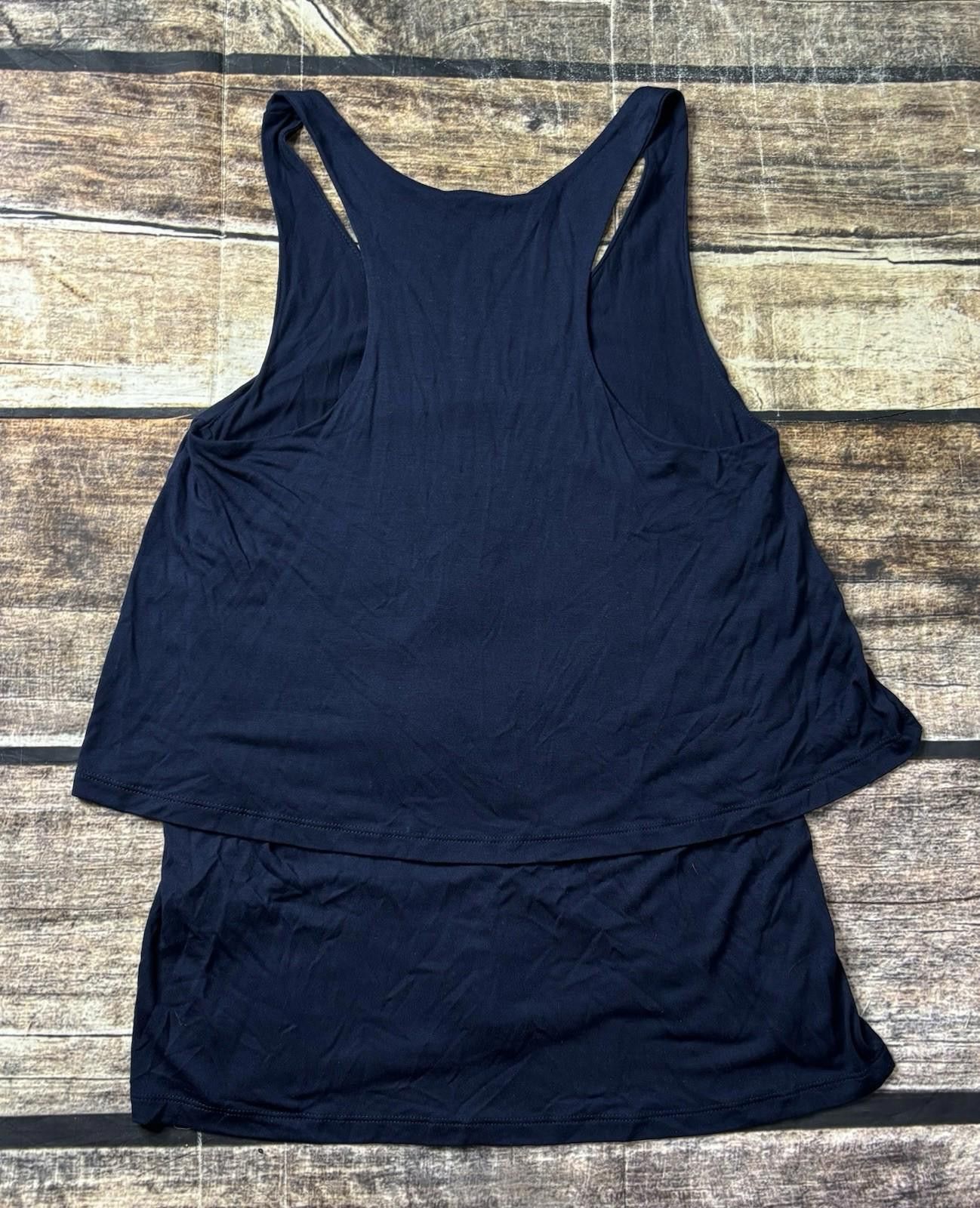 Banana Republic Banana Republic Top Women's Small Navy Overlay Layer NEW Size S / US 4 / IT 40 - 3 Thumbnail