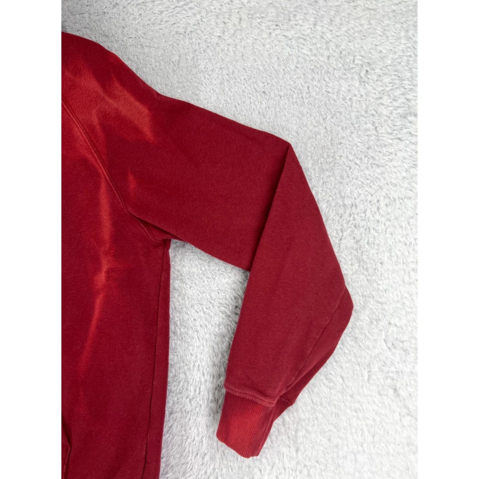 The North Face The North Face Womens Sweater Pullover Hoodie Jersey Cotton Blend Red Medium Size M / US 6-8 / IT 42-44 - 5 Thumbnail