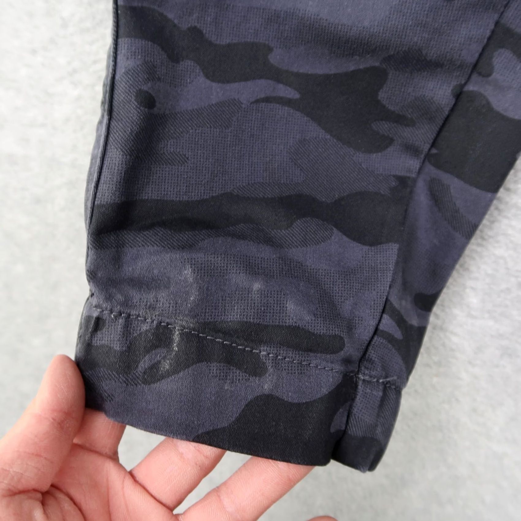 Vintage Stone Falcon Pants Mens M Medium Blue Camo Cargo Jogger Slim Fit Stretch Size US 31 - 5 Thumbnail