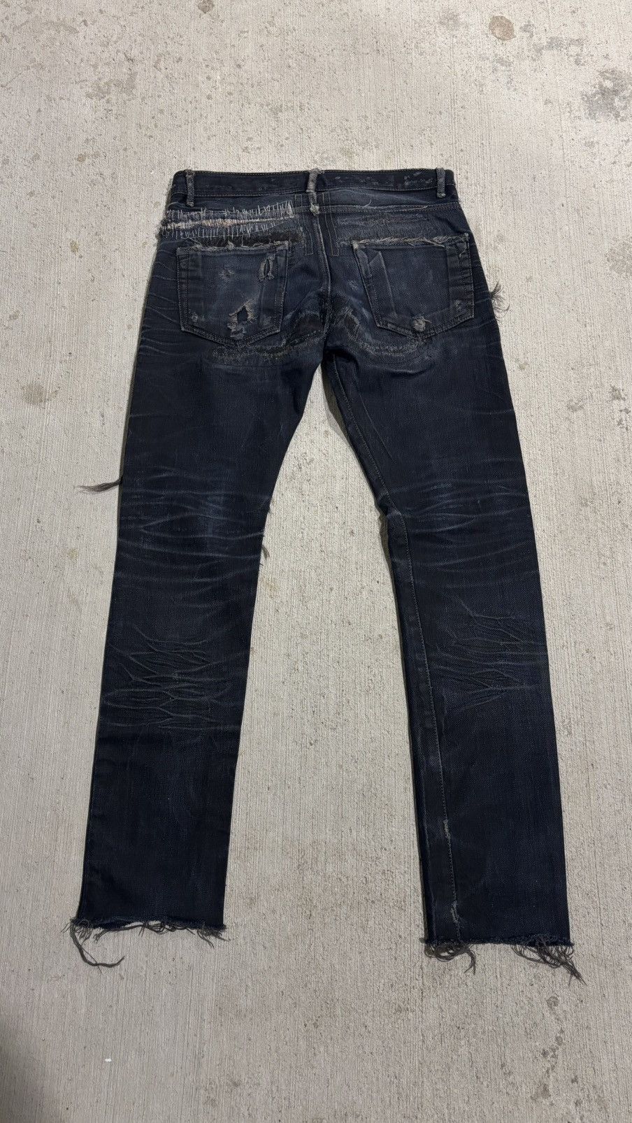 Rick Owens Drkshdw Rick Owens Distressed Detroit Cut Denim Size US 32 / EU 48 - 9 Thumbnail