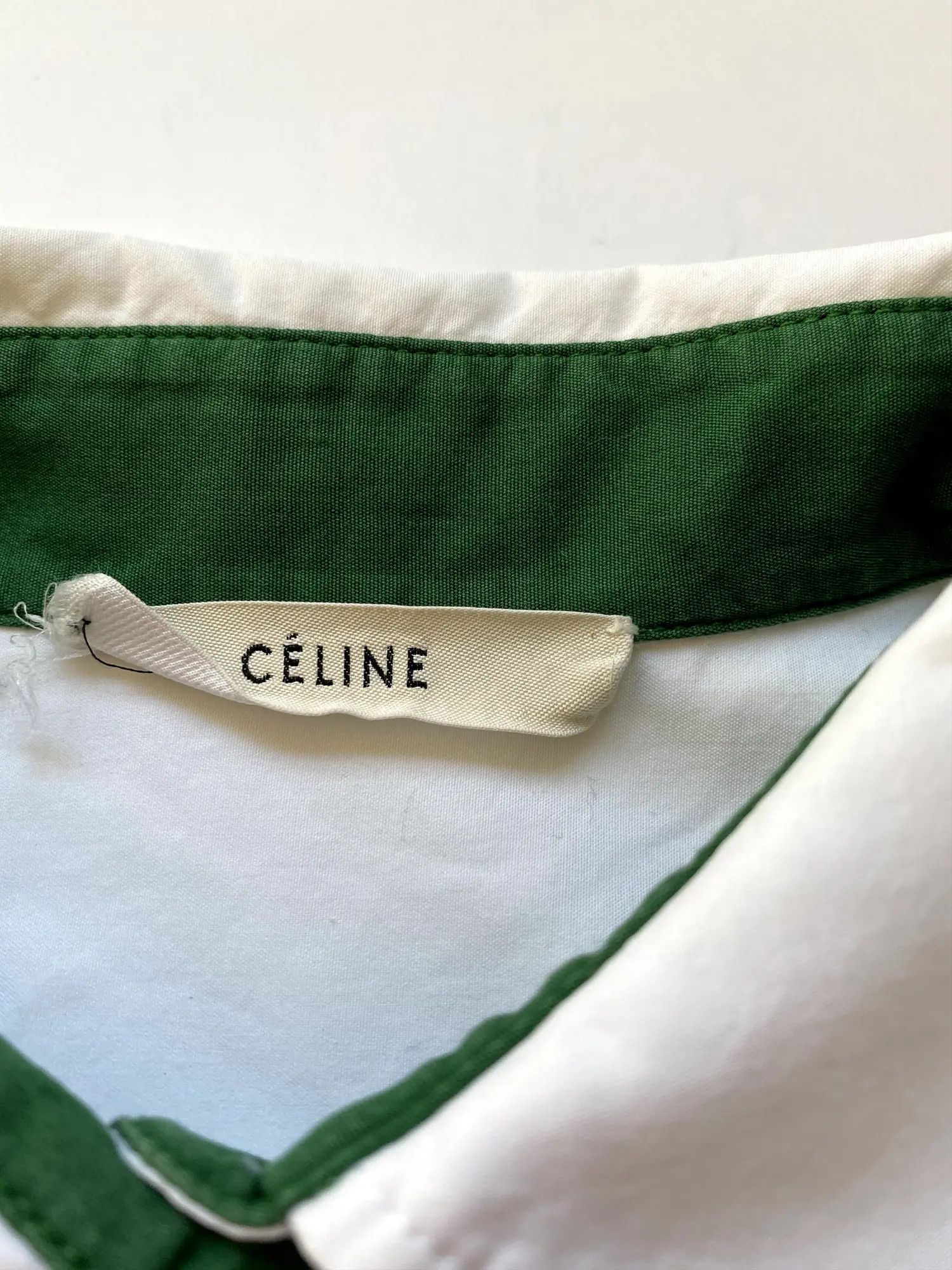 Celine ⚡️QUICK SALE⚡️Celine Phoebe Philo White Shirt Size S / US 4 / IT 40 - 3 Thumbnail