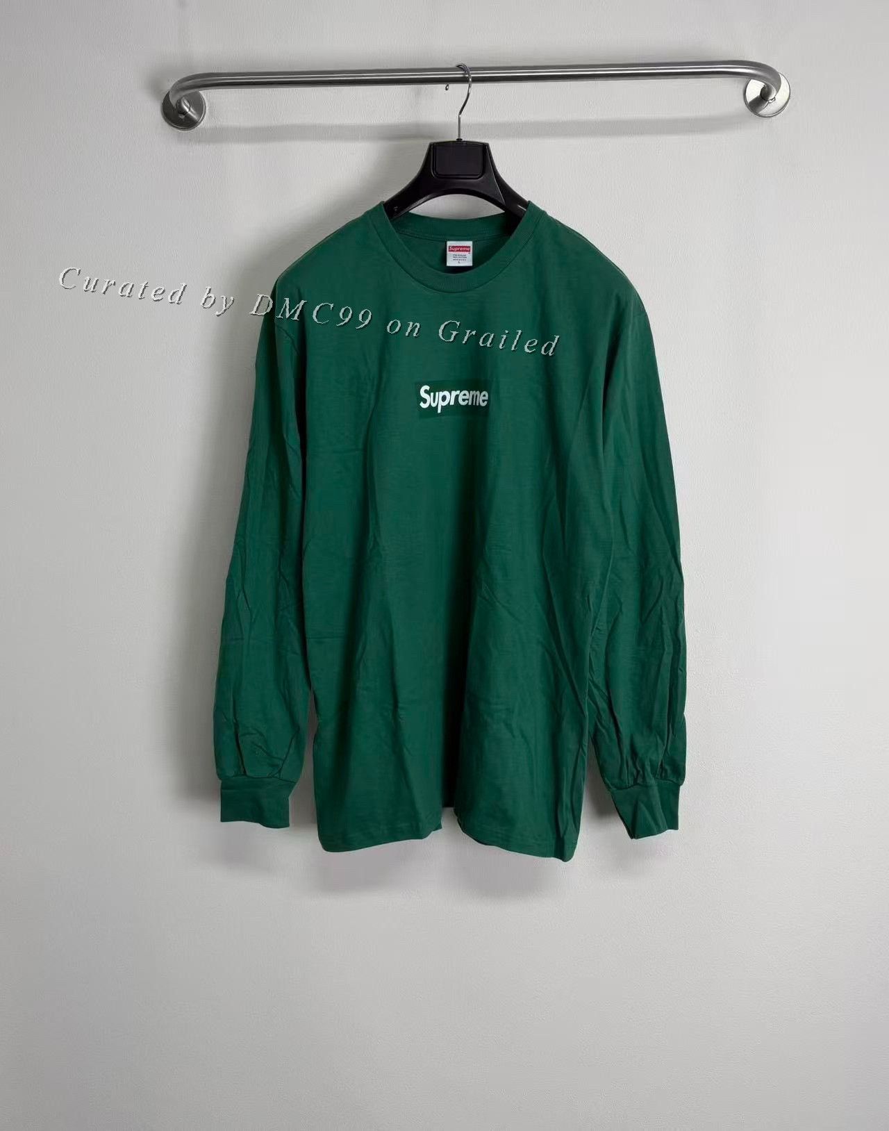 Supreme Supreme Green Box Logo Long Sleeve Size US L / EU 52-54 / 3 - 1 Thumbnail