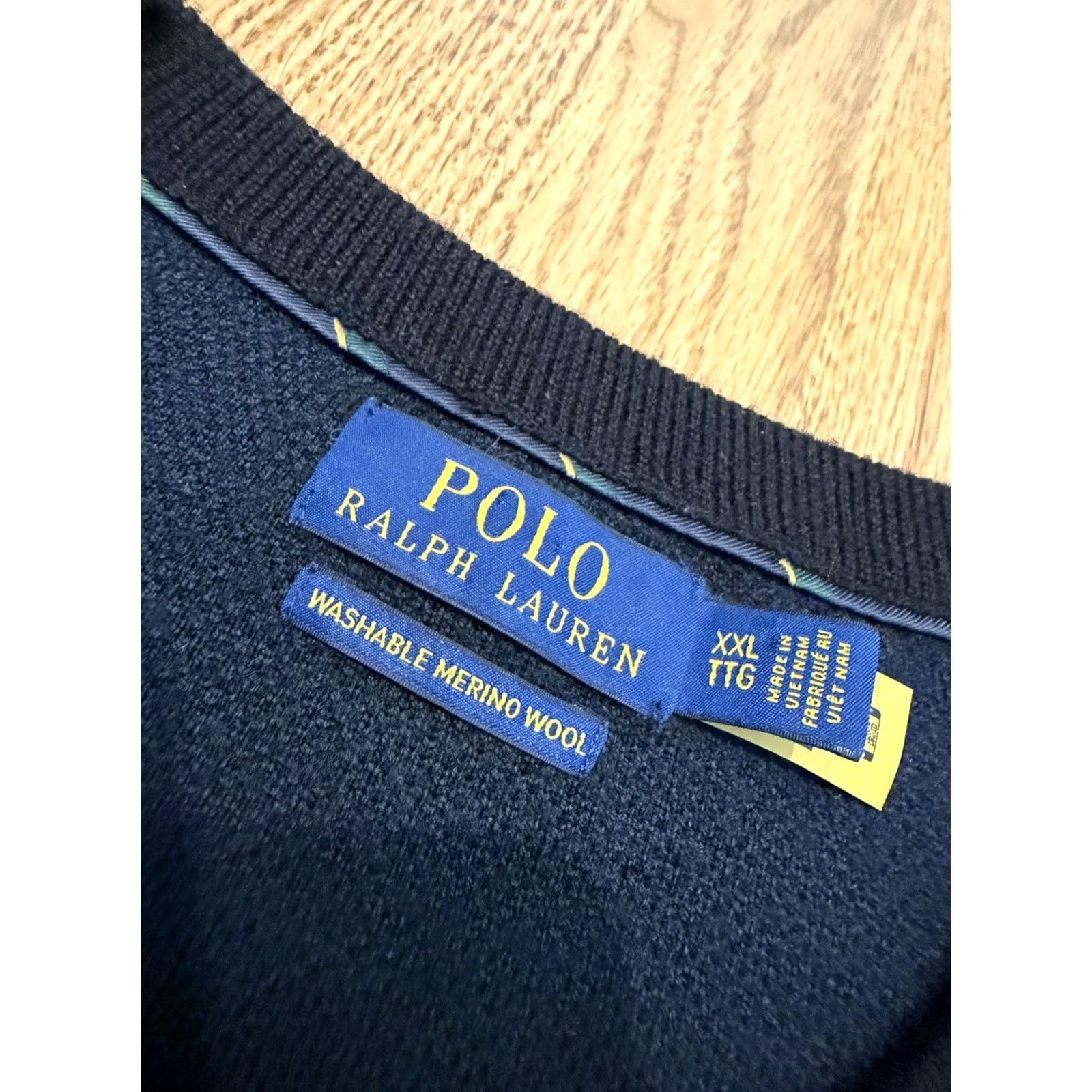 Polo Ralph Lauren Polo Ralph Lauren Sweater Men’s 2XL Plaid Wool Crew Neck Long Sleeve Multicolor Knit Pullover Classic Preppy Designer Breathable Stretch Size US XXL / EU 58 / 5 - 4 Thumbnail