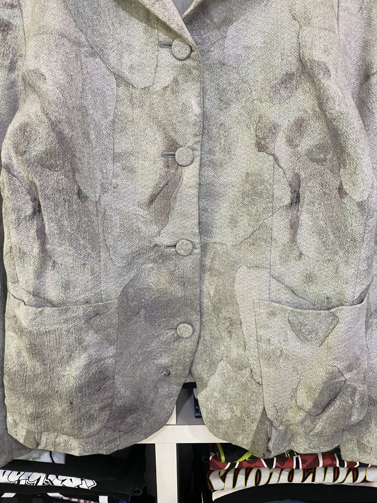 Issey Miyake Issey Miyake Haat Overlay Floral Women’s Jacket Size M / US 6-8 / IT 42-44 - 3 Thumbnail