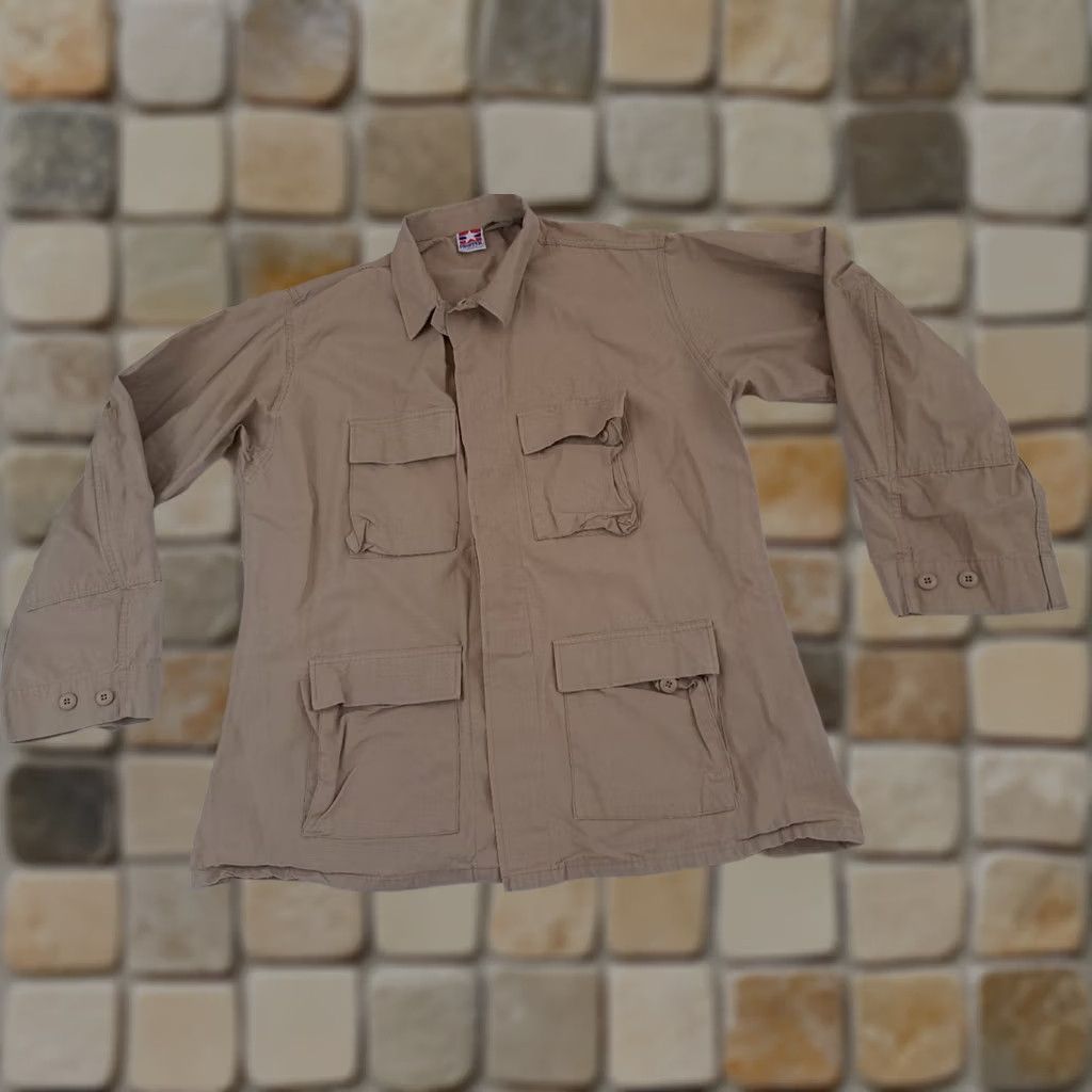 Propper PROPPER Coat Mens XL Beige Vtg Military Tactical button Light hunting Large Long Size US XL / EU 56 / 4 - 1 Thumbnail