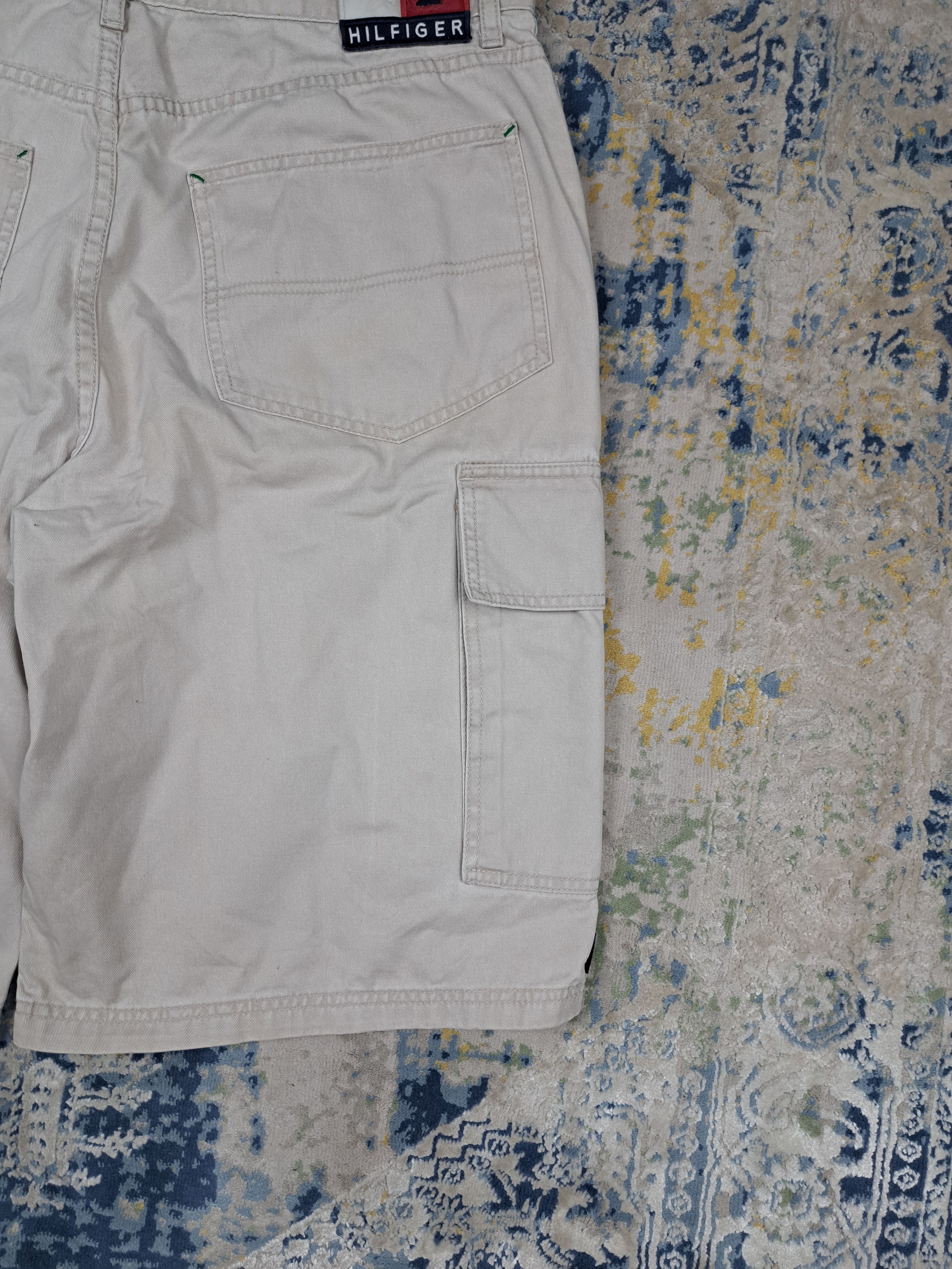 Tommy Hilfiger VTG 90s Tommy Hilfiger Cargo Shorts Jorts Baggy Rap Hip Hop Size US 36 / EU 52 - 3 Thumbnail