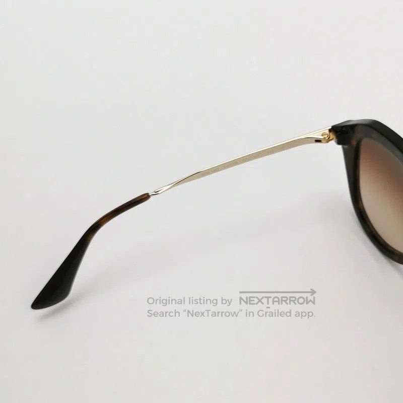 Prada Prada Logo Frame Tortoiseshell Sunglasses. Size ONE SIZE - 5 Thumbnail