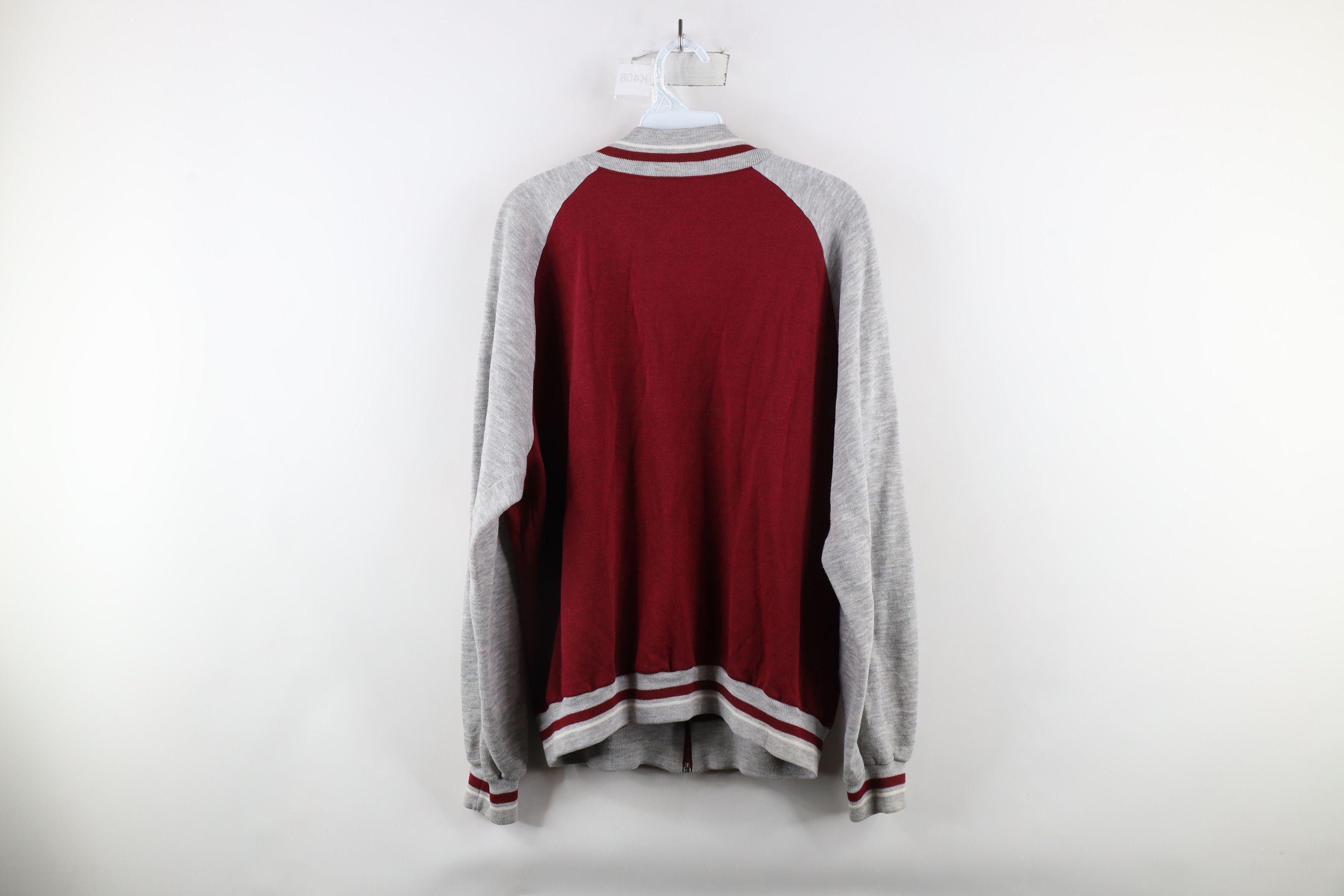Nike × Vintage Vintage 80s Nike Scott Mini Swoosh Warm Up Track Jacket Size US L / EU 52-54 / 3 - 9 Thumbnail